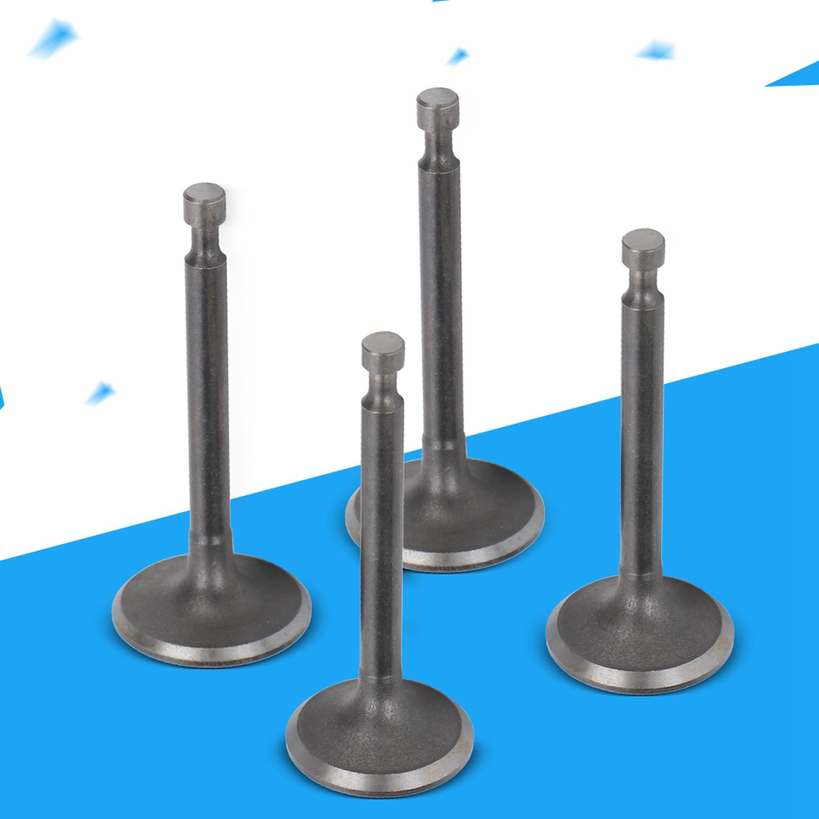 2 Set Intake Exhaust Valve Kit 170F/GX210 Cylinder Head 2.5kw‑3kw Gasoline view 9