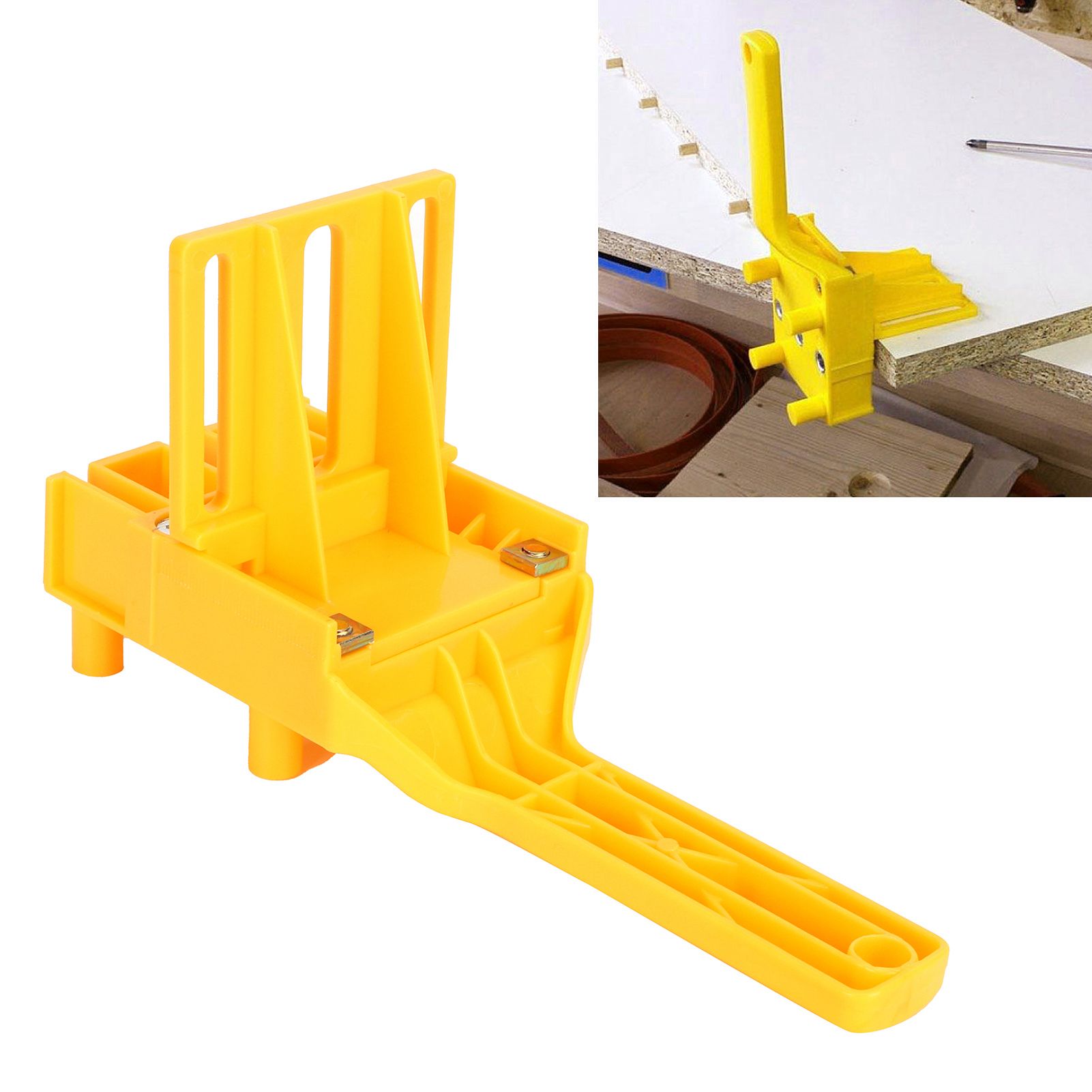 38Pcs/Set ABS Woodworking Punch Locator Set Doweling Pocket Hole Jig Puncher Tool view 9