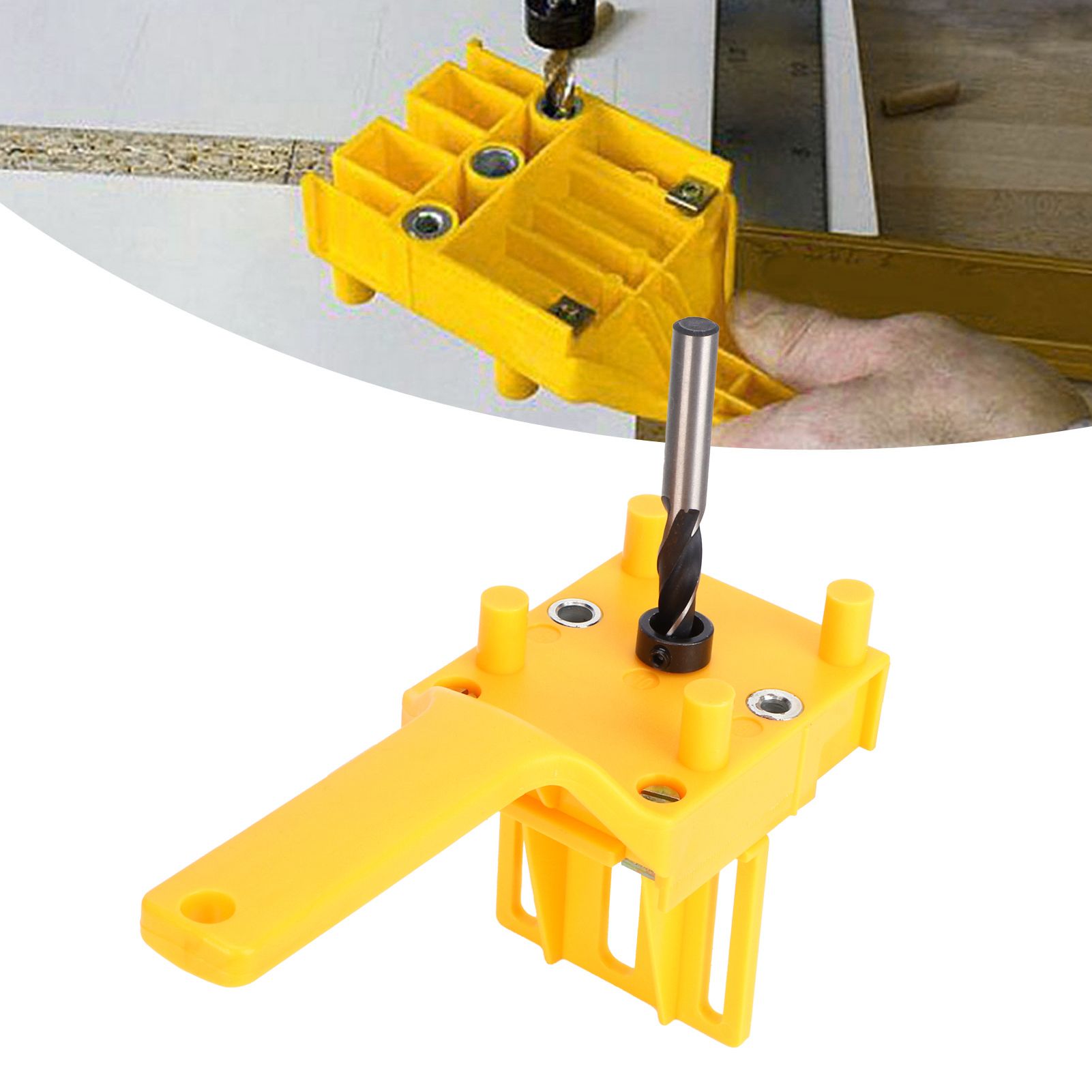 38Pcs/Set ABS Woodworking Punch Locator Set Doweling Pocket Hole Jig Puncher Tool view 10