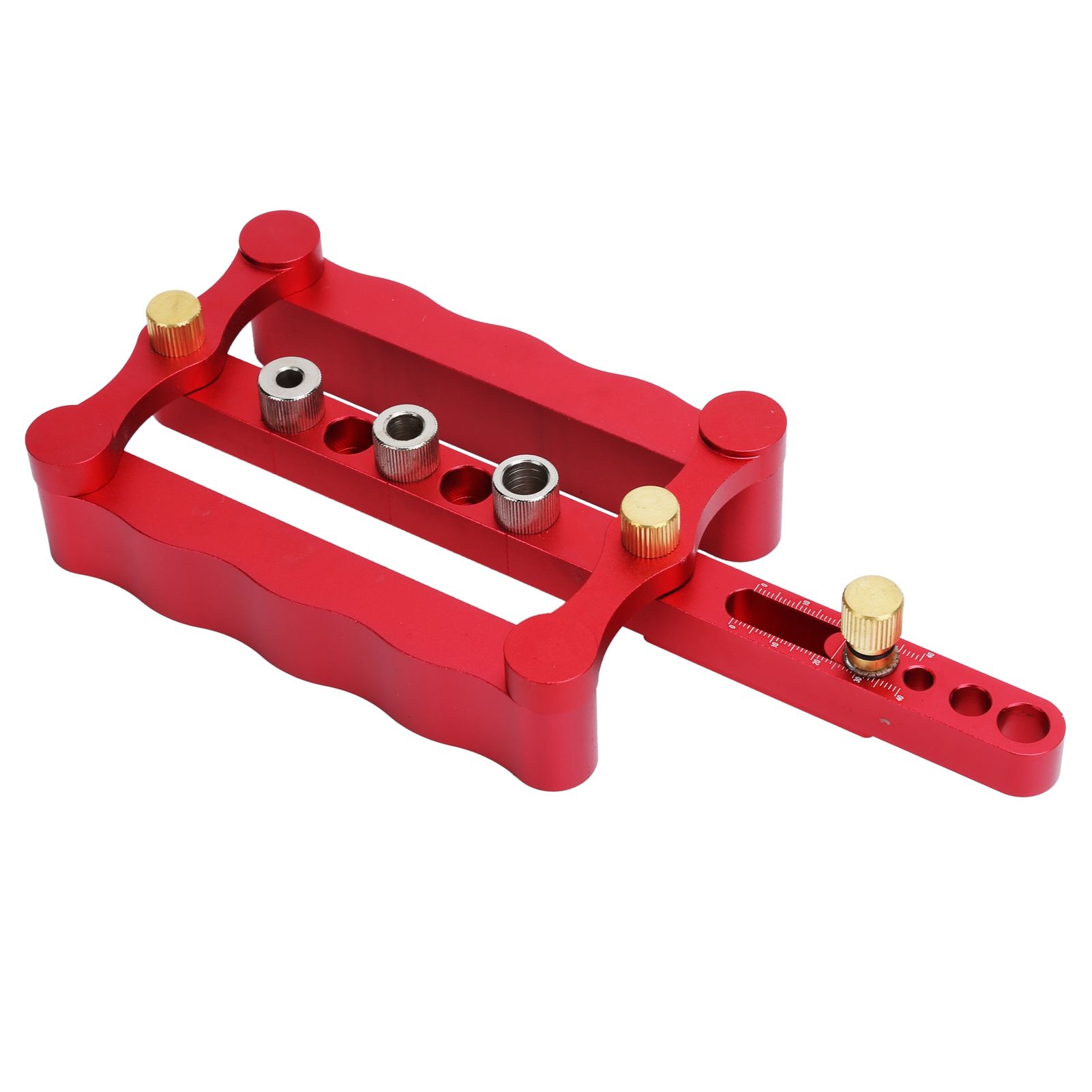 Self Centering Doweling Jig Borehole Locator with Scale Kit DIY Woodworking Tools view 3