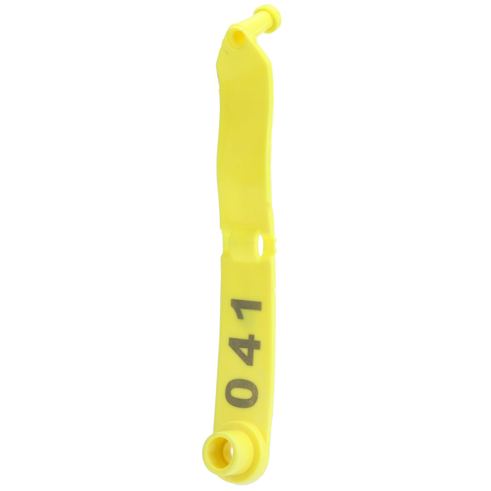 100Pcs Sheep Ear Tag Double Folded Yellow Integrated Number Animal view 14