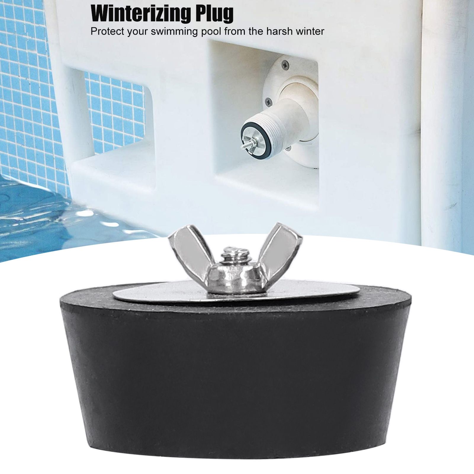 Winterizing Plug Rubber Expansion for Swimming Pool Pipework Winter Fittings 63mm view 12
