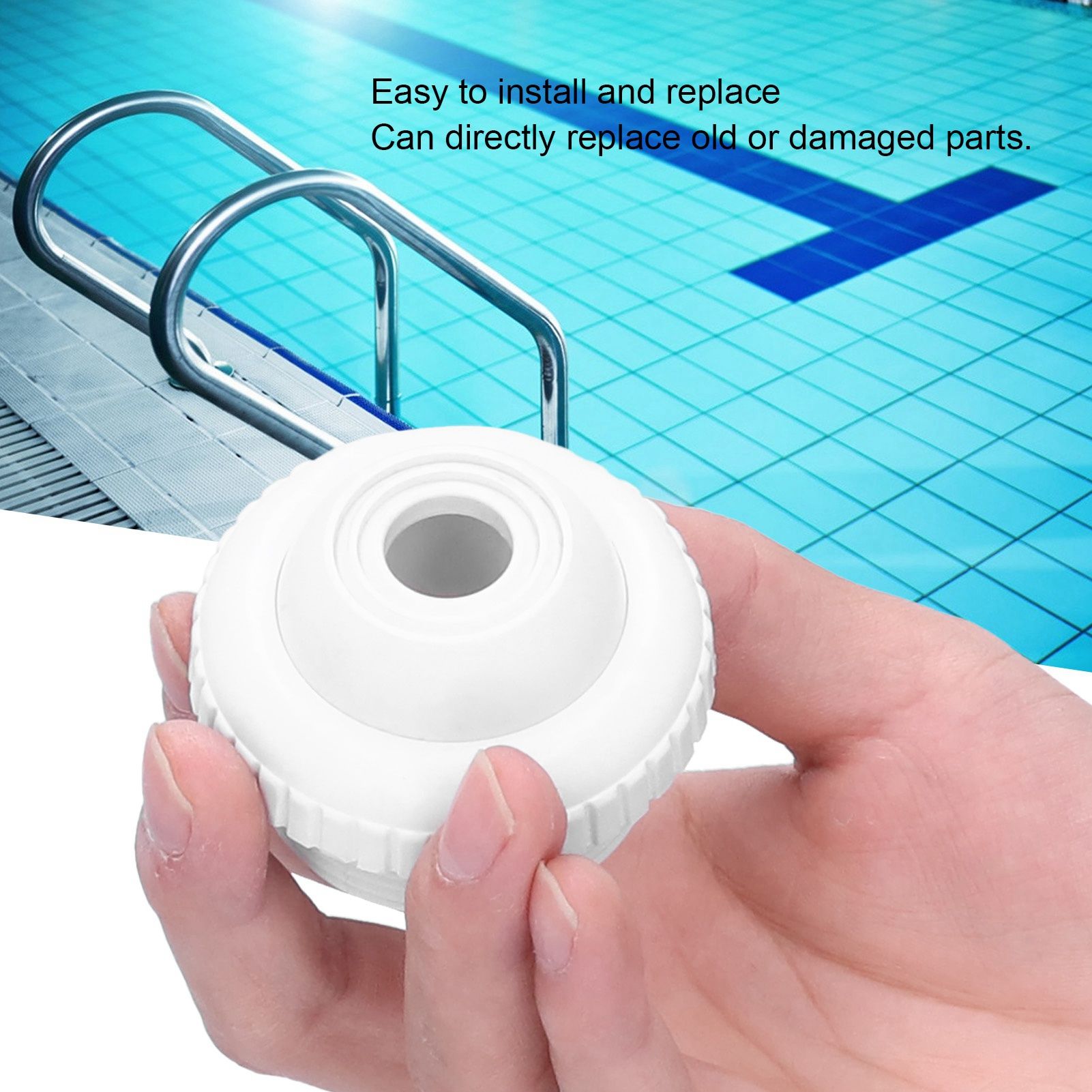 2PCS 1.5in Male Thread Rotatable Swimming Pool Spa Jet Massage Nozzle Return Jet view 14