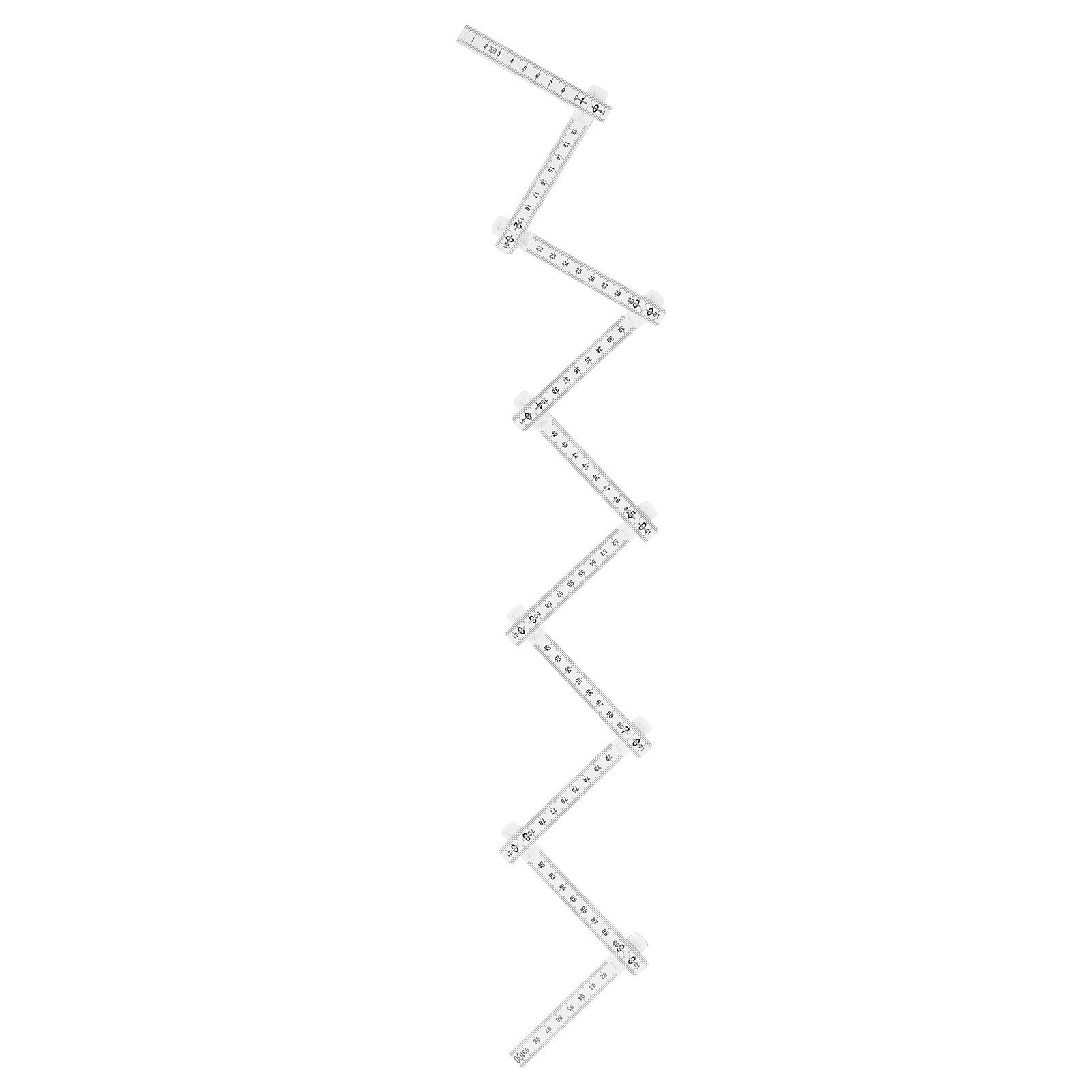 3Pcs Folding Ruler DIY Multi Angle Ruler Linear Measurement for Carpentry Tile view 14