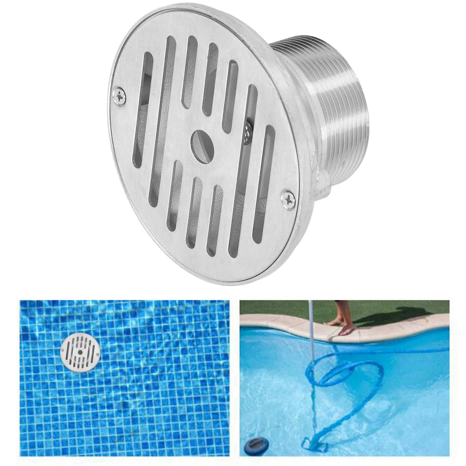 2inch Male Thread Swimming Pool Drain Water Overflow Outlet Swimming Pool view 10