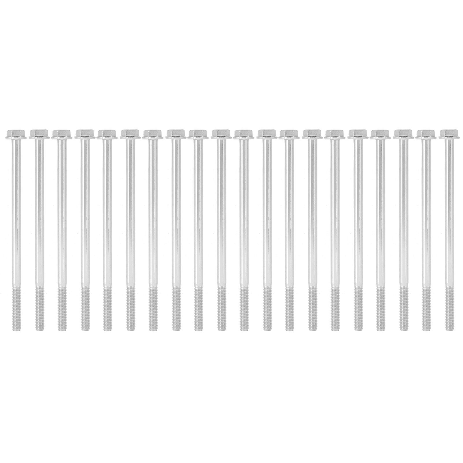 20pcs M6 x 120mm Hex Extended Motor Screw Hex Head Long Screw for Agriculture