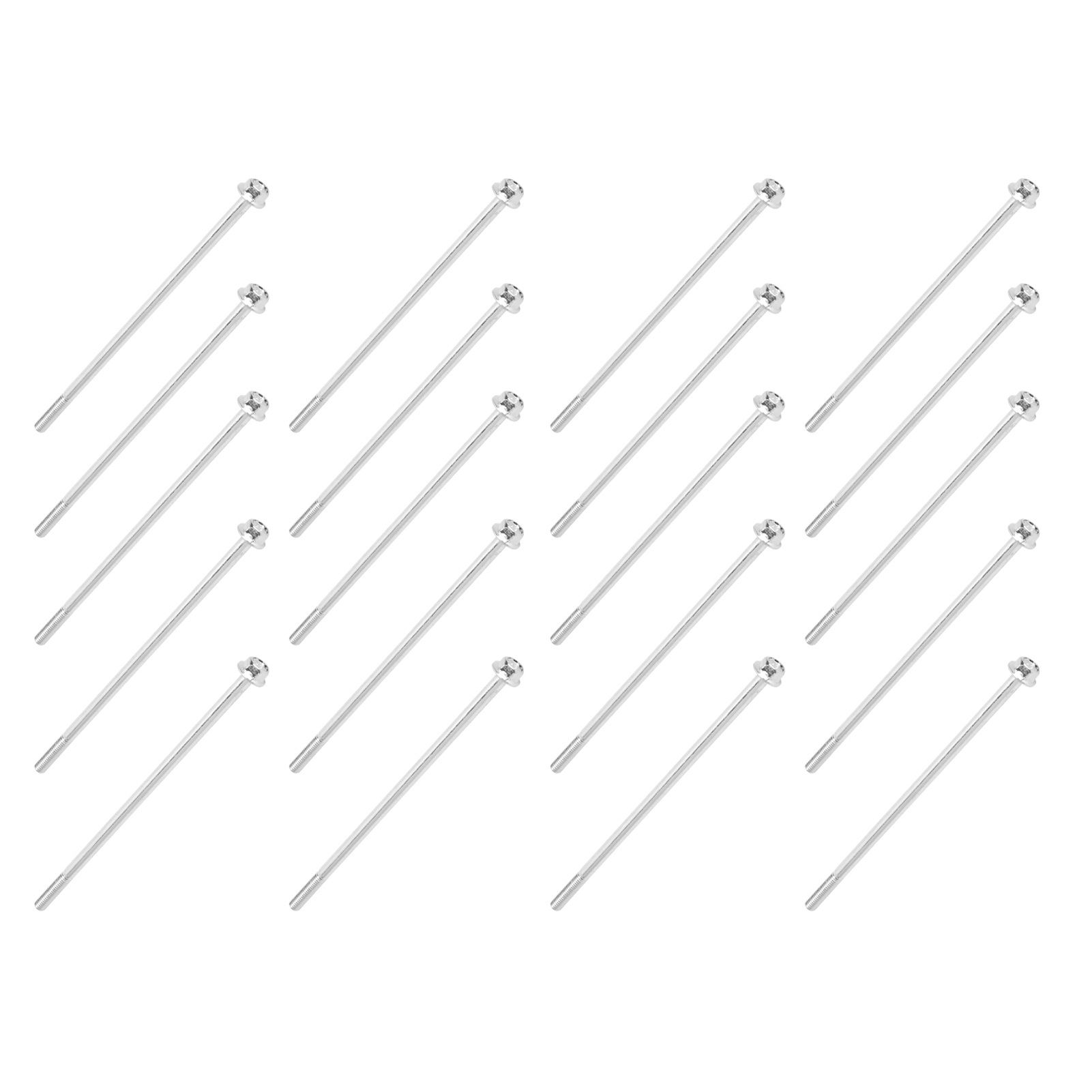20Pcs Hex Flange Long Bolt Motor Generator Rotor Stator Screw Replacement view 4