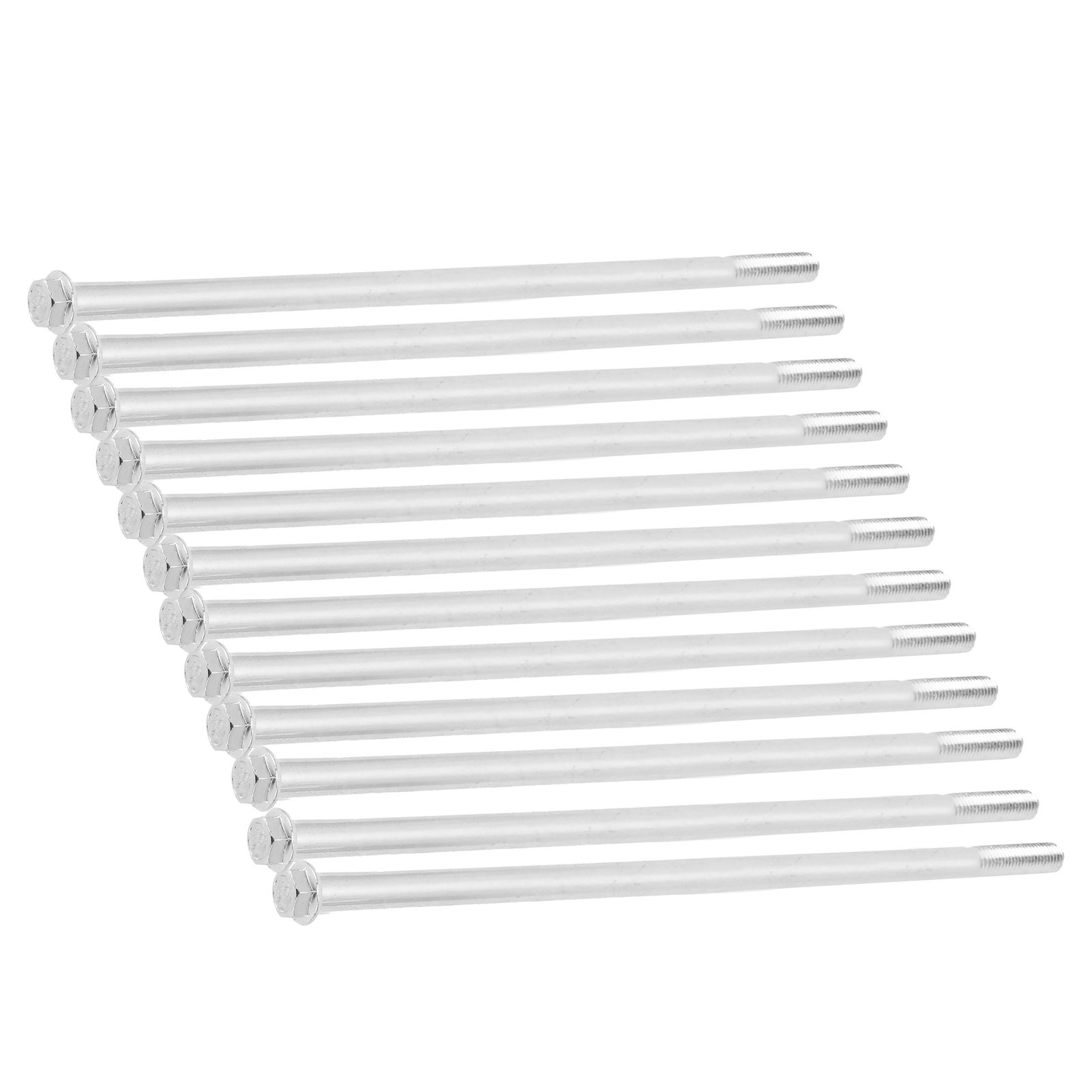 10Pcs Long Flange Bolt M8x235 Hex Head Flange Screw Gasoline Generator view 5