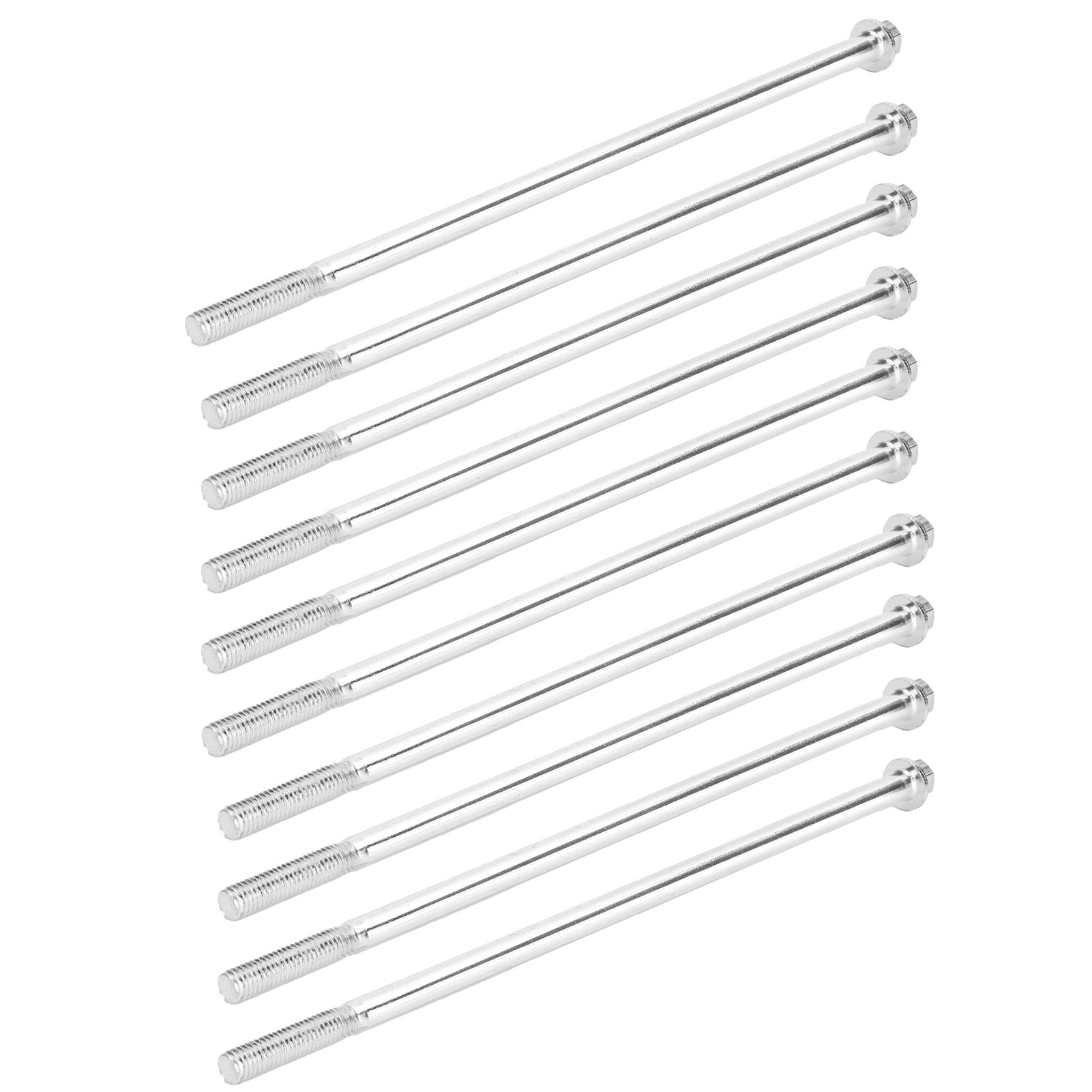 10Pcs Long Flange Bolt M8x235 Hex Head Flange Screw Gasoline Generator view 7