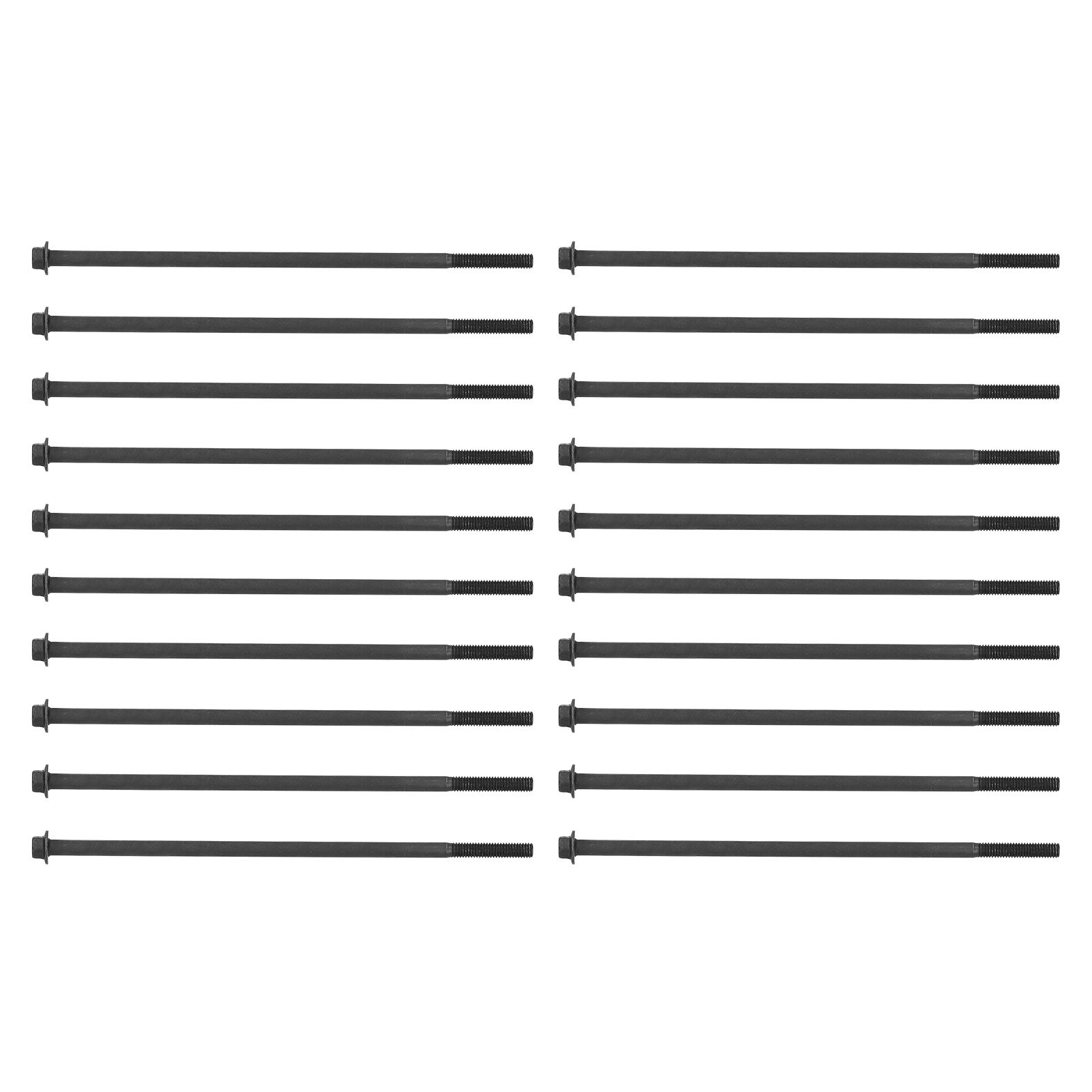 20PCS M6x175 Long Bolts Flange Bolts Threaded Bar Gasoline Diesel Generator Parts view 5
