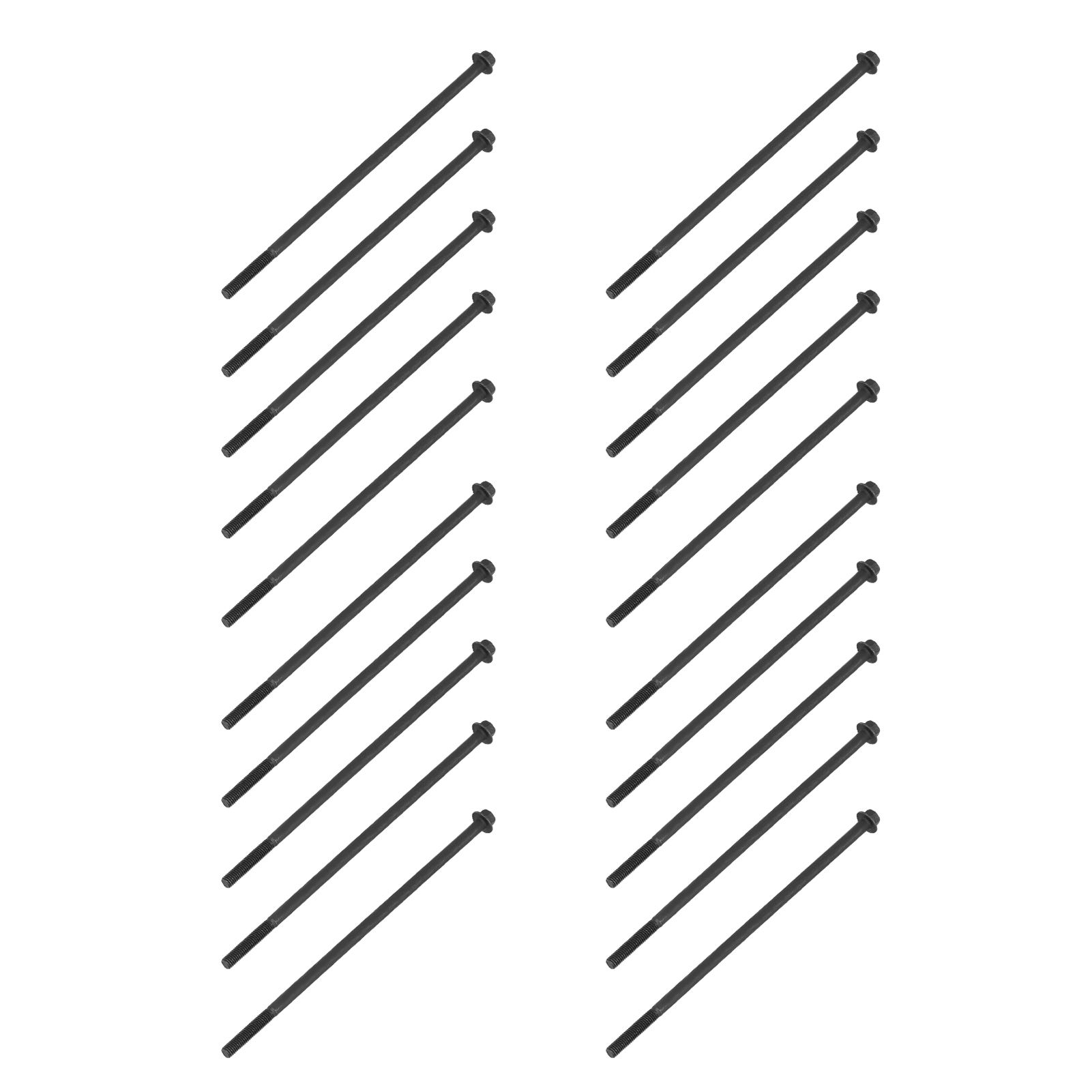 20PCS M6x175 Long Bolts Flange Bolts Threaded Bar Gasoline Diesel Generator Parts view 7