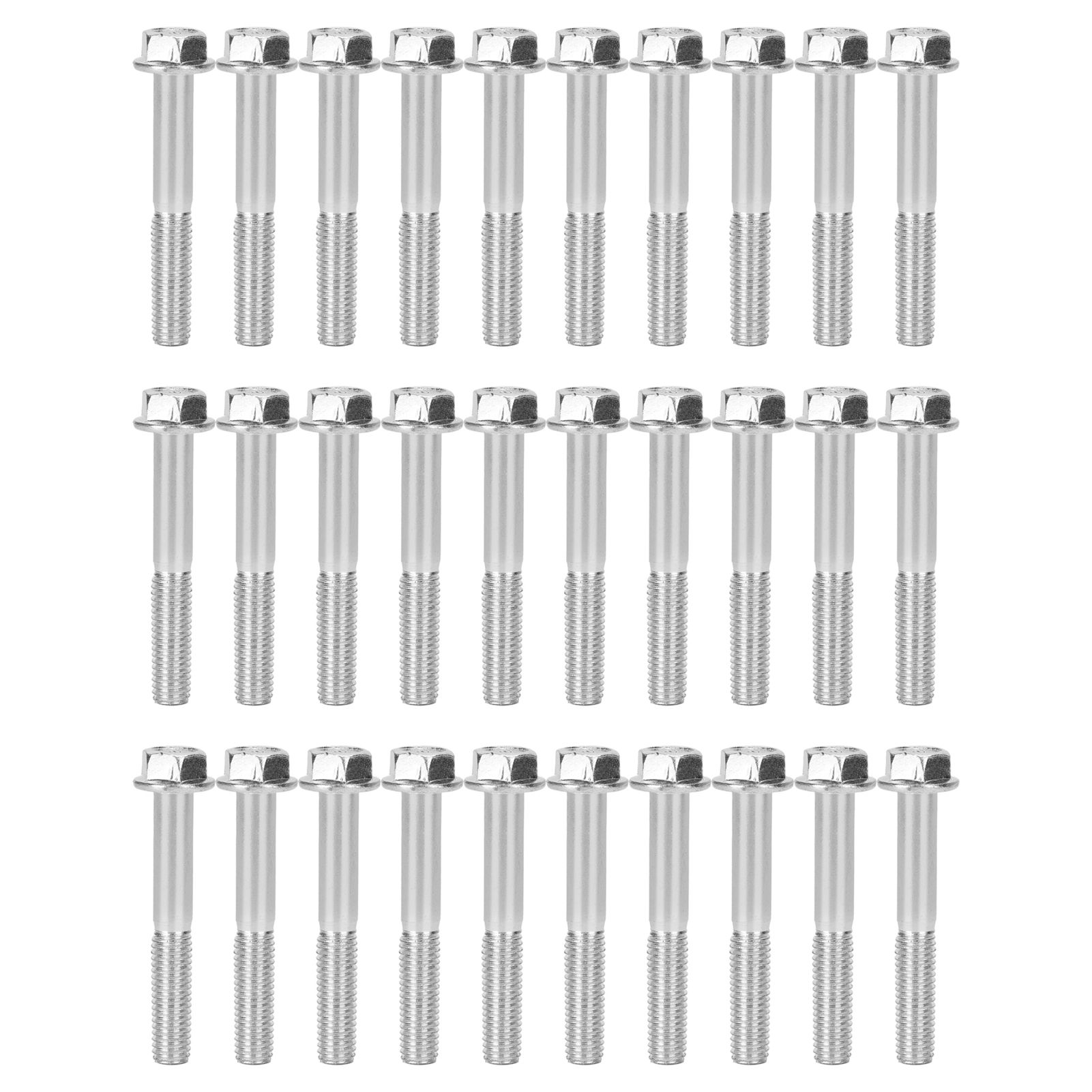 30Pcs M8x55 Screws Cylinder Bolt Accessory for 168F/170F 2kw‑3kw Gasoline view 2