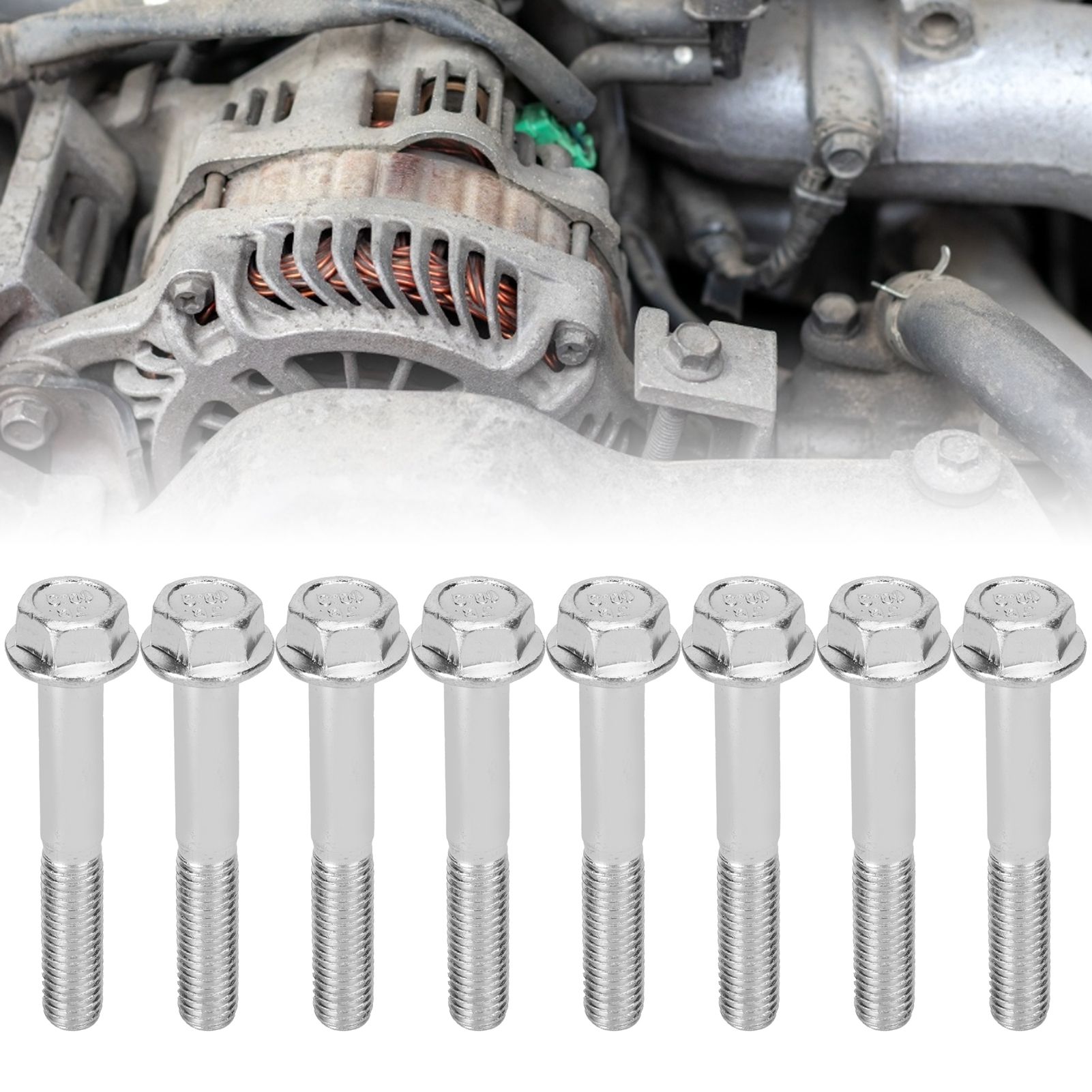 30Pcs M8x55 Screws Cylinder Bolt Accessory for 168F/170F 2kw‑3kw Gasoline view 9