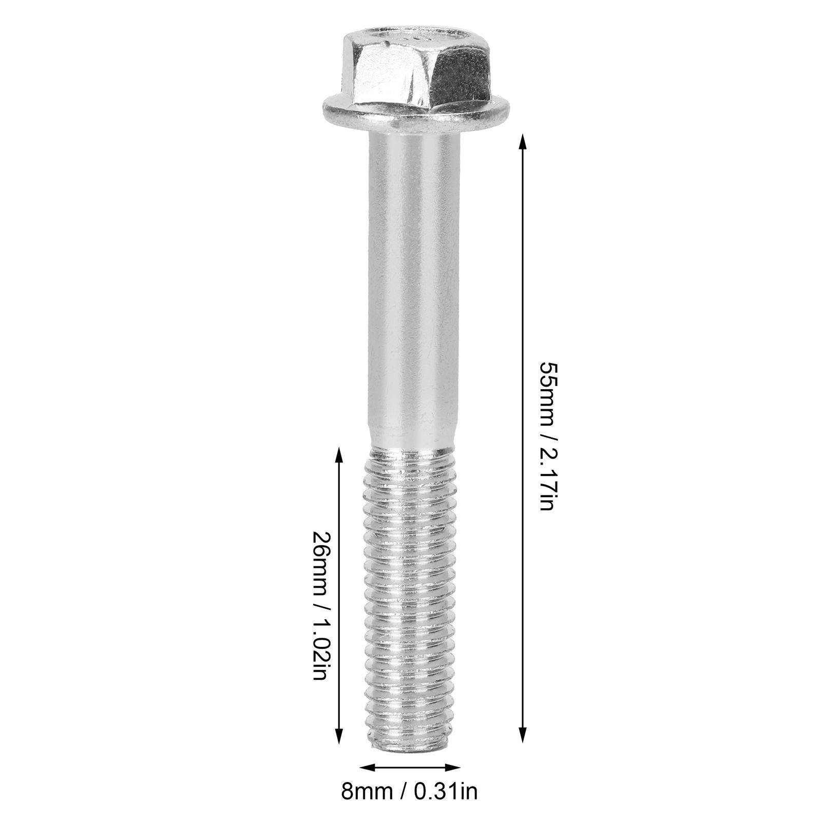 30Pcs M8x55 Screws Cylinder Bolt Accessory for 168F/170F 2kw‑3kw Gasoline view 11