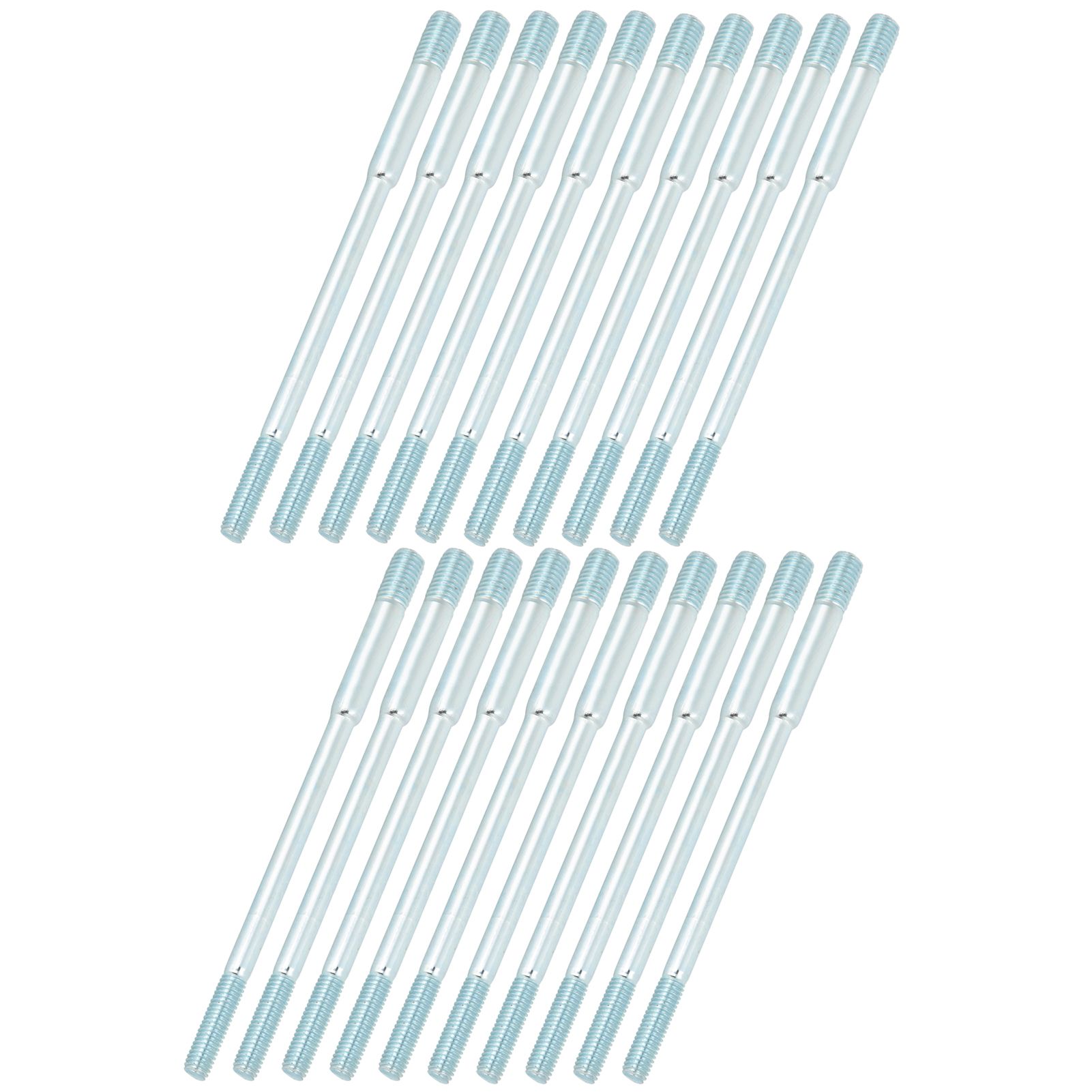 20PCS M6x8x135 Cylinder Head Stud Bolts Double End Threaded Fit for 188F view 6