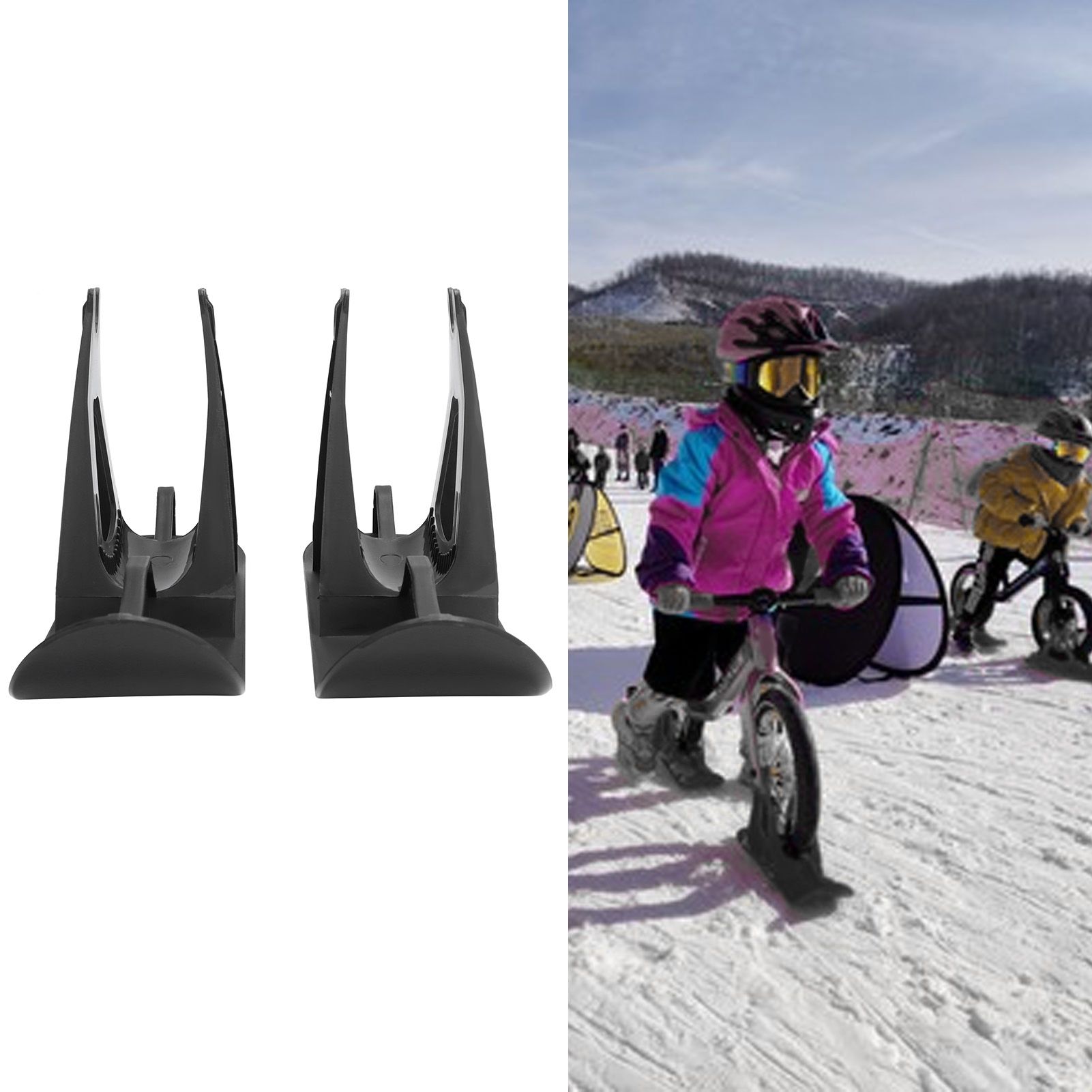 Kids Balanced Scooter Skis Stand Parking Rack Snowboard Equipment for Winter view 10