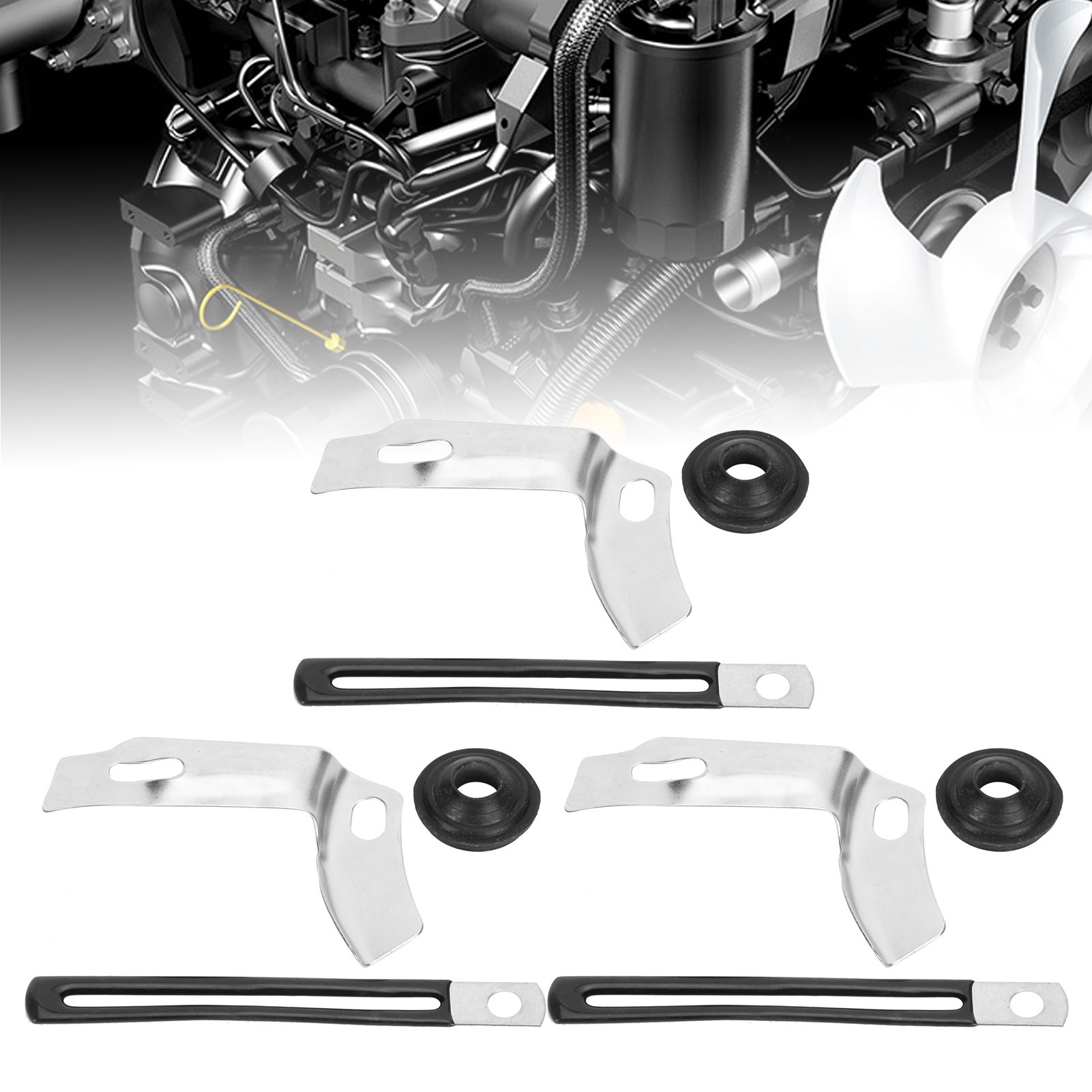 3Set Flywheel Side Cover Tension Disc Alarm Plug Kit for 188F/190F/192F view 9