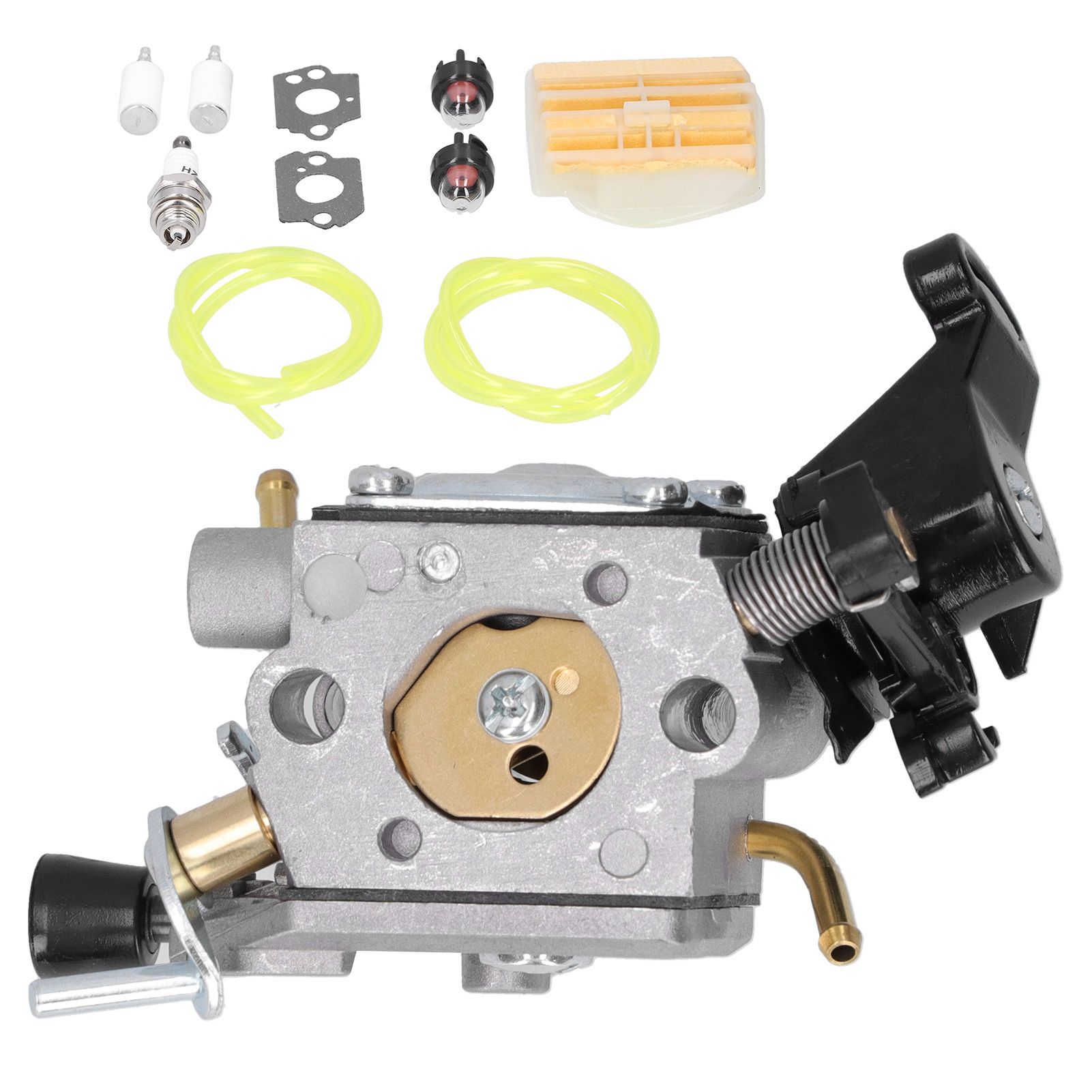 Carburetor Gasket Primer Bulb Kit Replacement Fit for Husqvarna 445 450 445E — image 1