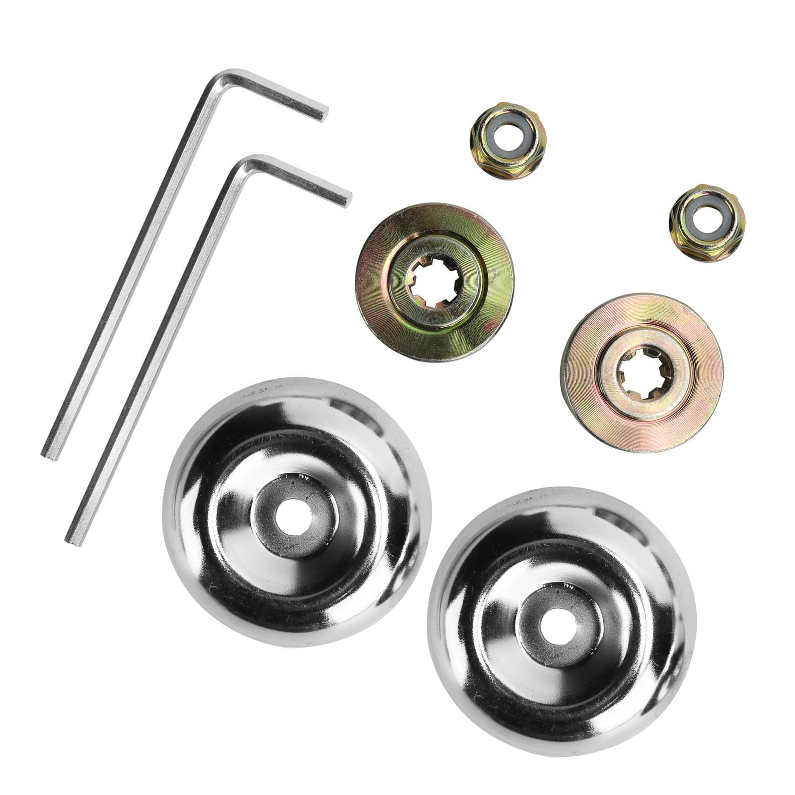 2Set Gear Case Thrust Plate Gasket Collar Nut Kit Lawn Mower Brush Cutter view 2