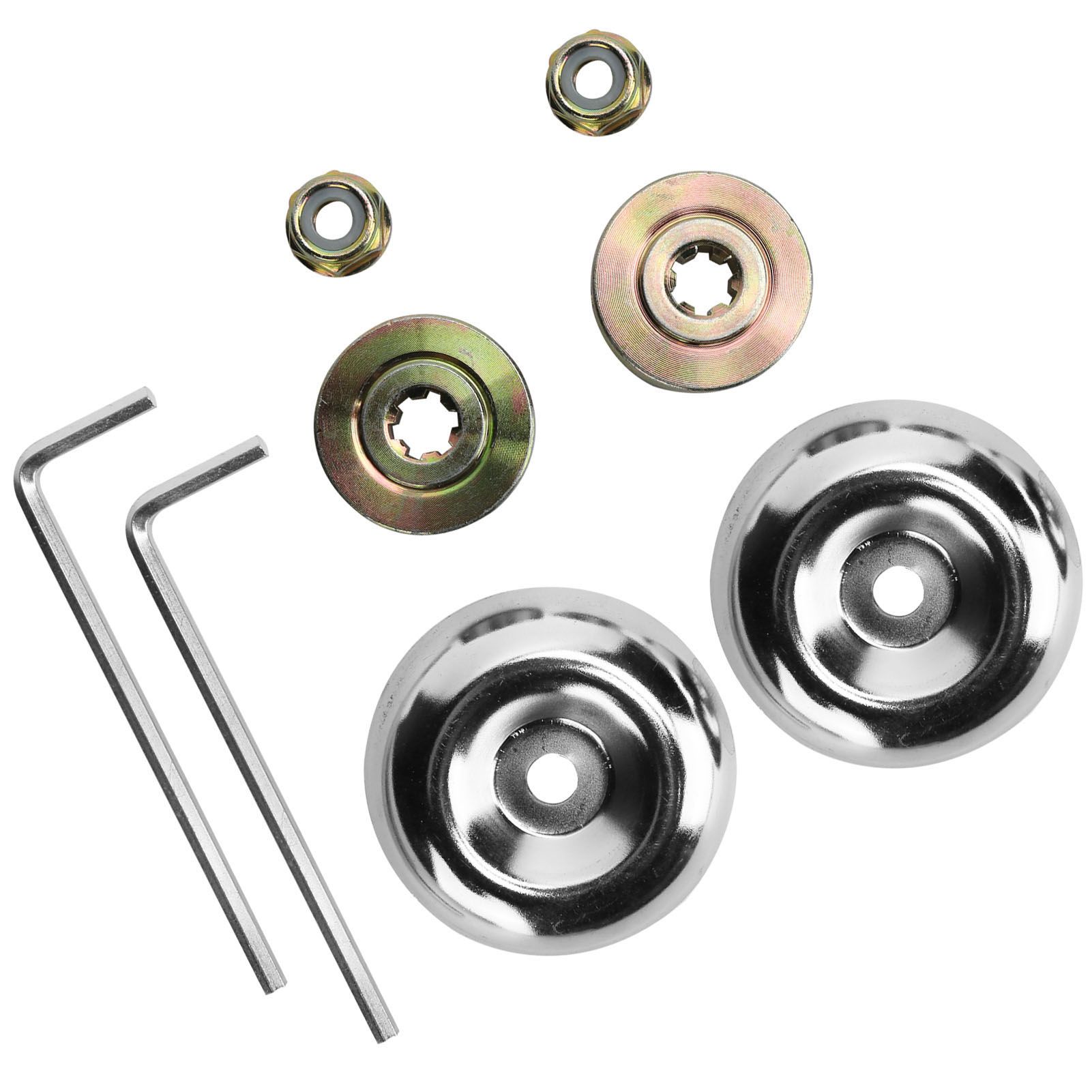 2Set Gear Case Thrust Plate Gasket Collar Nut Kit Lawn Mower Brush Cutter view 3