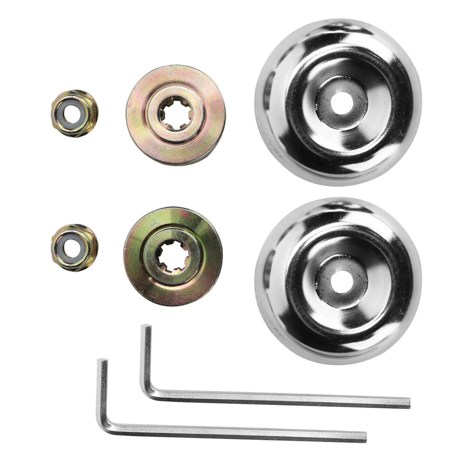 2Set Gear Case Thrust Plate Gasket Collar Nut Kit Lawn Mower Brush Cutter view 6