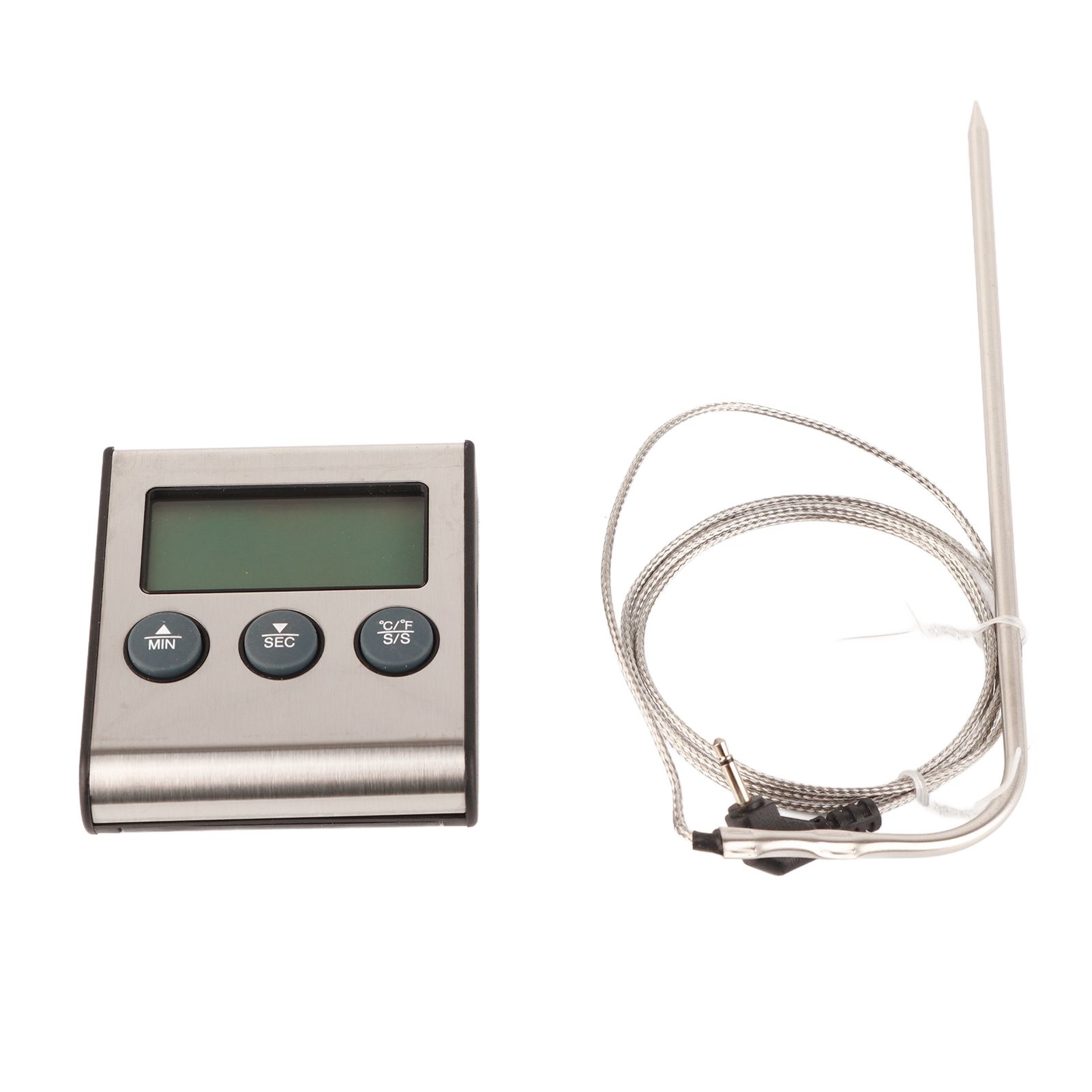 Digital Cooking Thermometer Timer LCD Display ℃/℉ W/Probe for Barbecue Meat