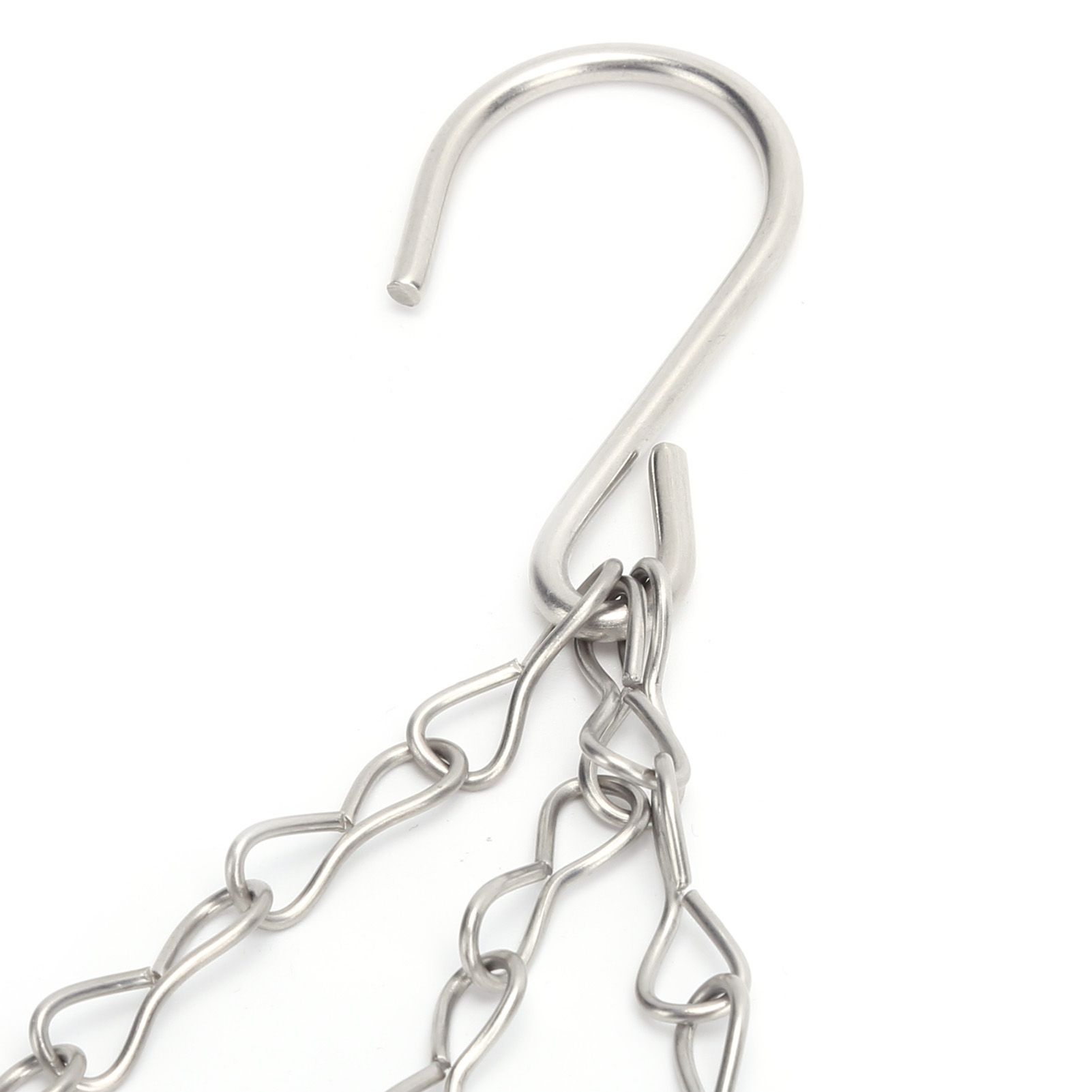 4Pcs Hanging Chain with Hooks 304 Stainless Steel Garden Flower Pot Plant view 11