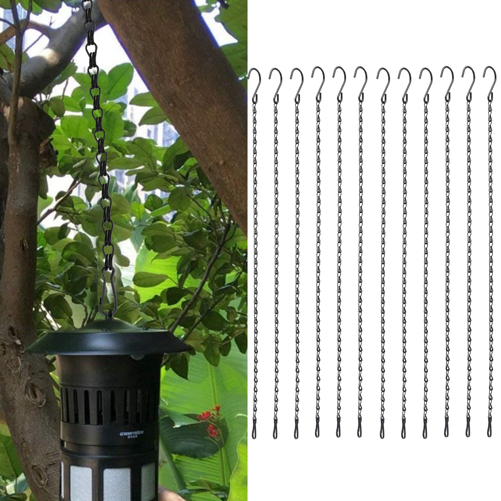 12pcs Plant Hanging Chains with Dual Hooks 58.5cm/23in with Bearing view 9