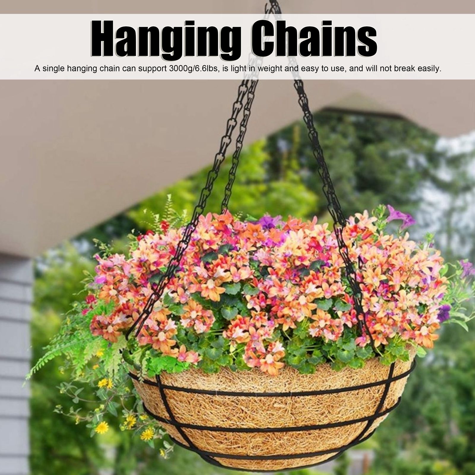 12pcs Plant Hanging Chains with Dual Hooks 58.5cm/23in with Bearing view 14