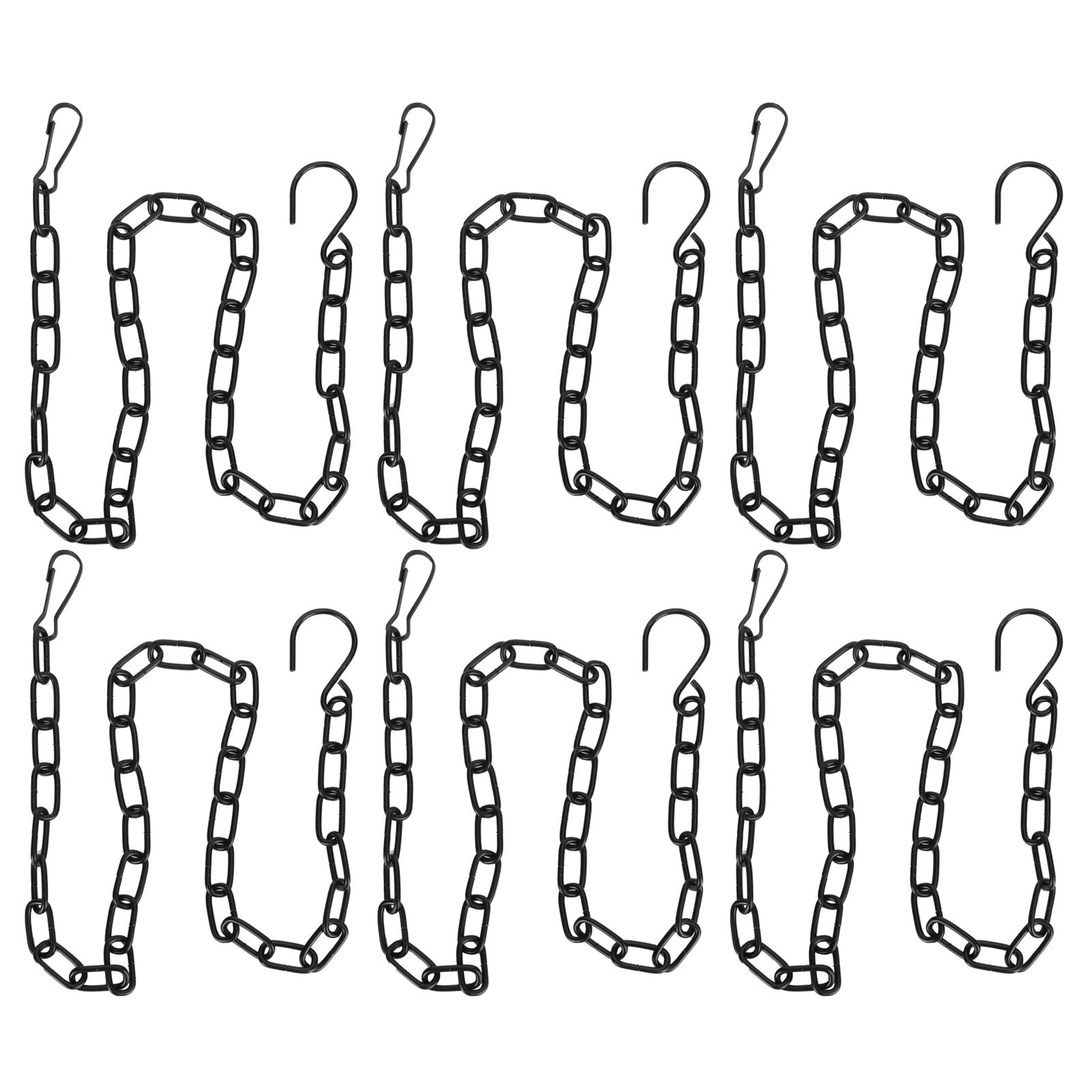 6Pcs Garden Planter Hanging Chain Flower Pot Basket Replacement Iron Sling view 3