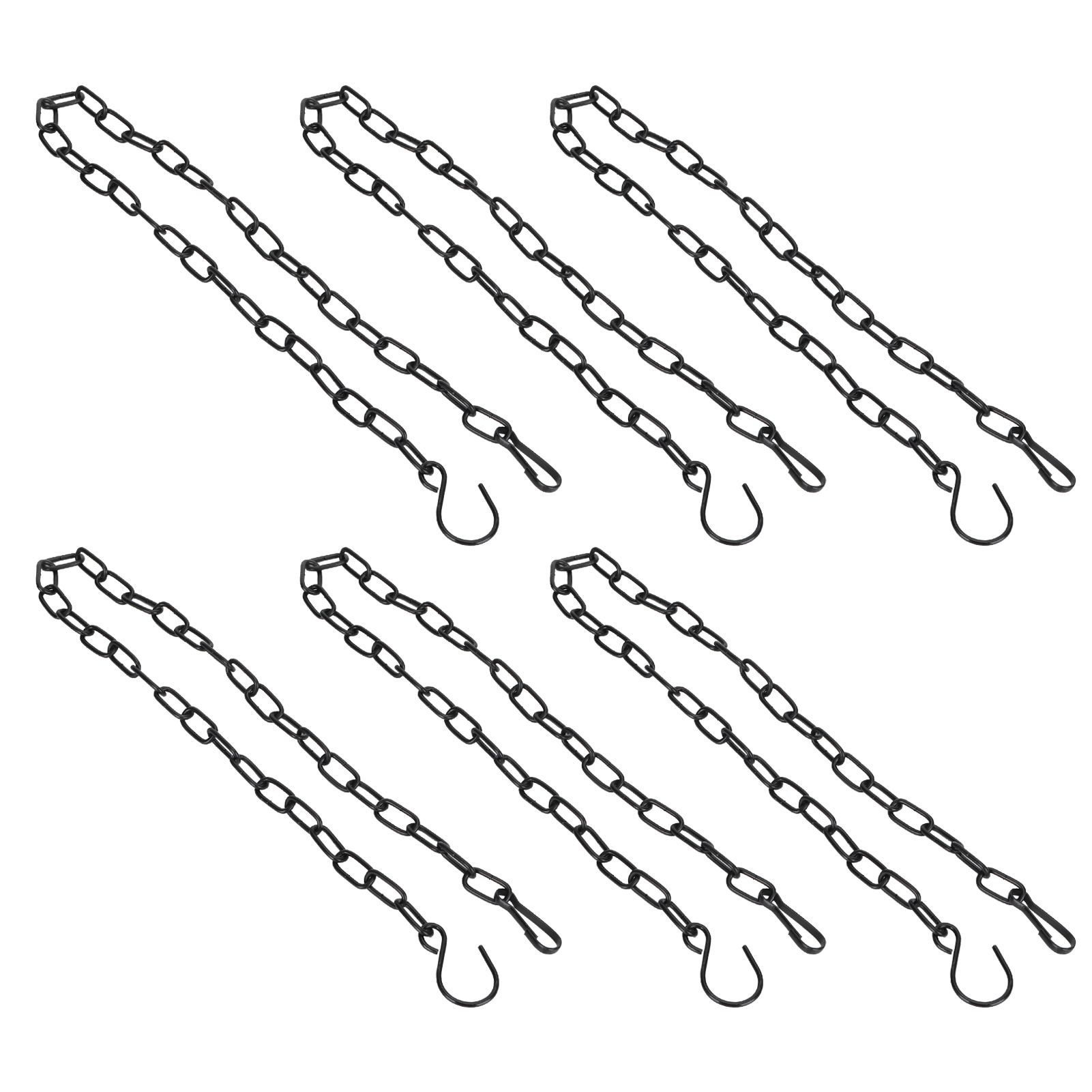 6Pcs Garden Planter Hanging Chain Flower Pot Basket Replacement Iron Sling view 4
