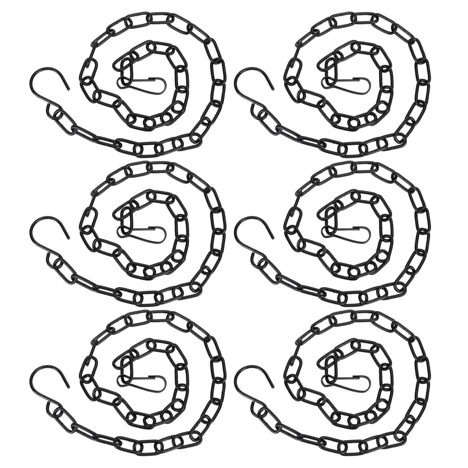 6Pcs Garden Planter Hanging Chain Flower Pot Basket Replacement Iron Sling view 5