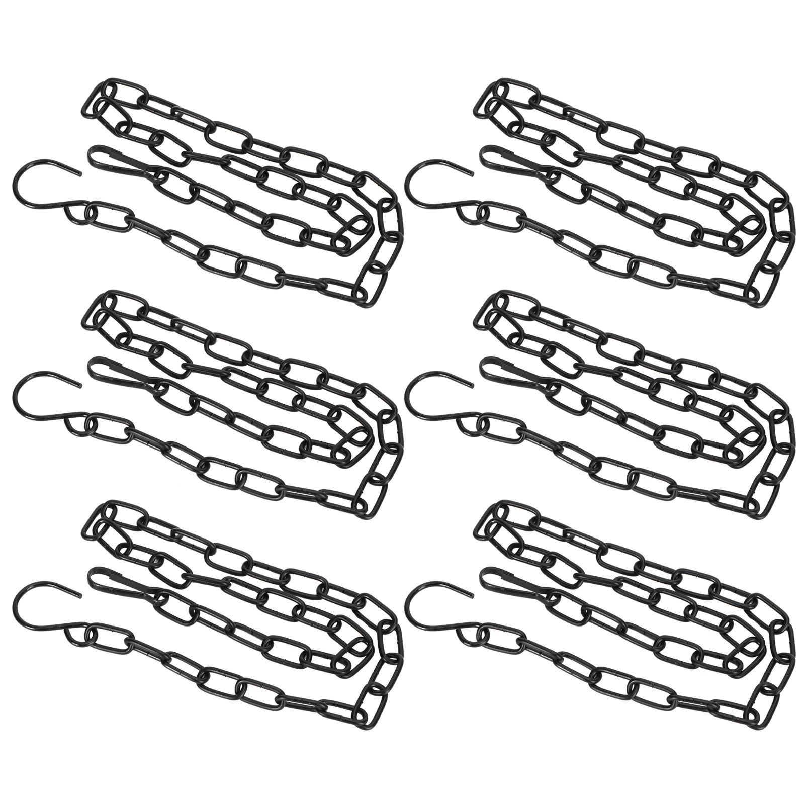 6Pcs Garden Planter Hanging Chain Flower Pot Basket Replacement Iron Sling view 6