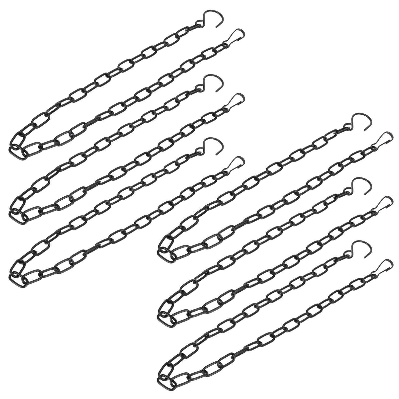 6Pcs Garden Planter Hanging Chain Flower Pot Basket Replacement Iron Sling view 7