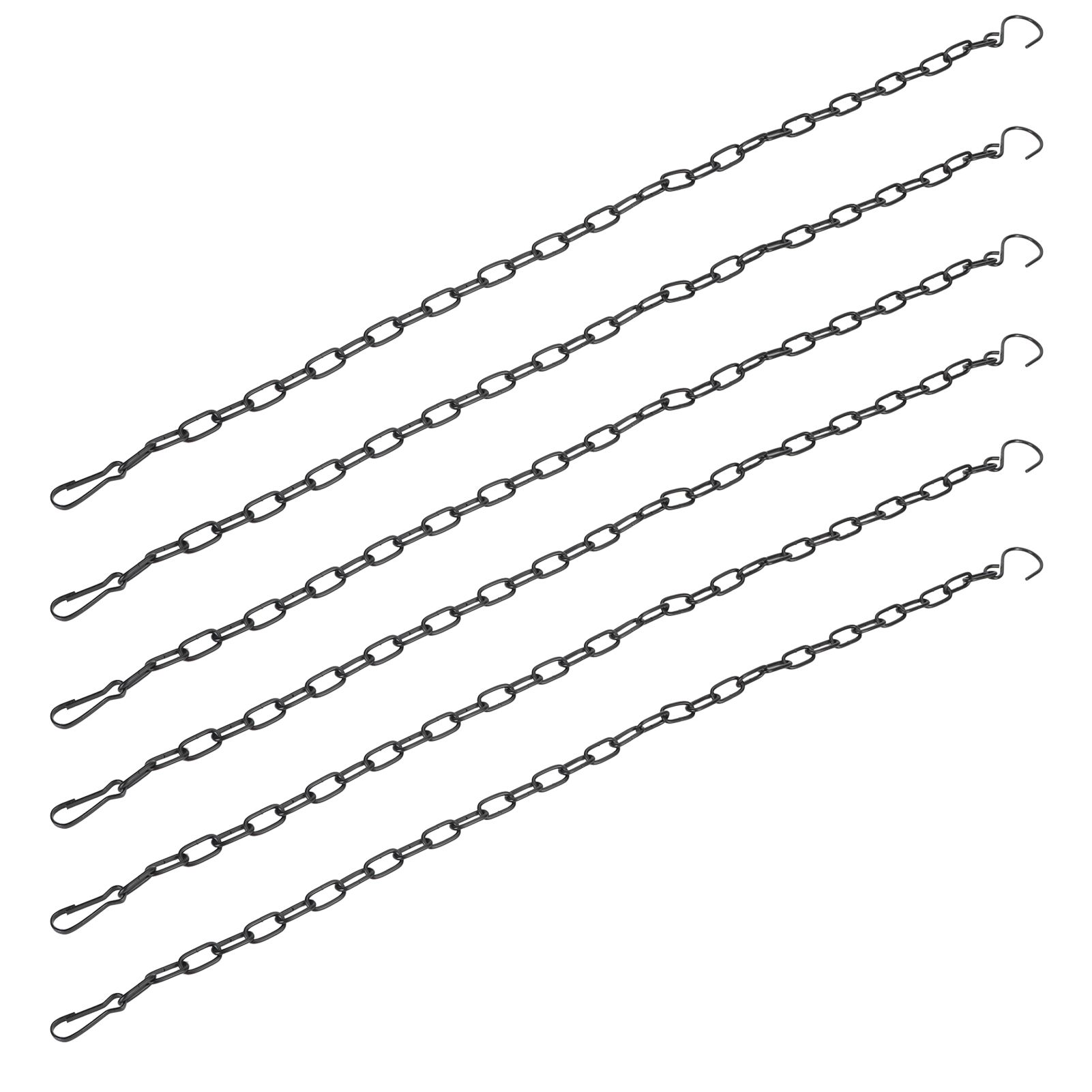 6Pcs Garden Planter Hanging Chain Flower Pot Basket Replacement Iron Sling view 8