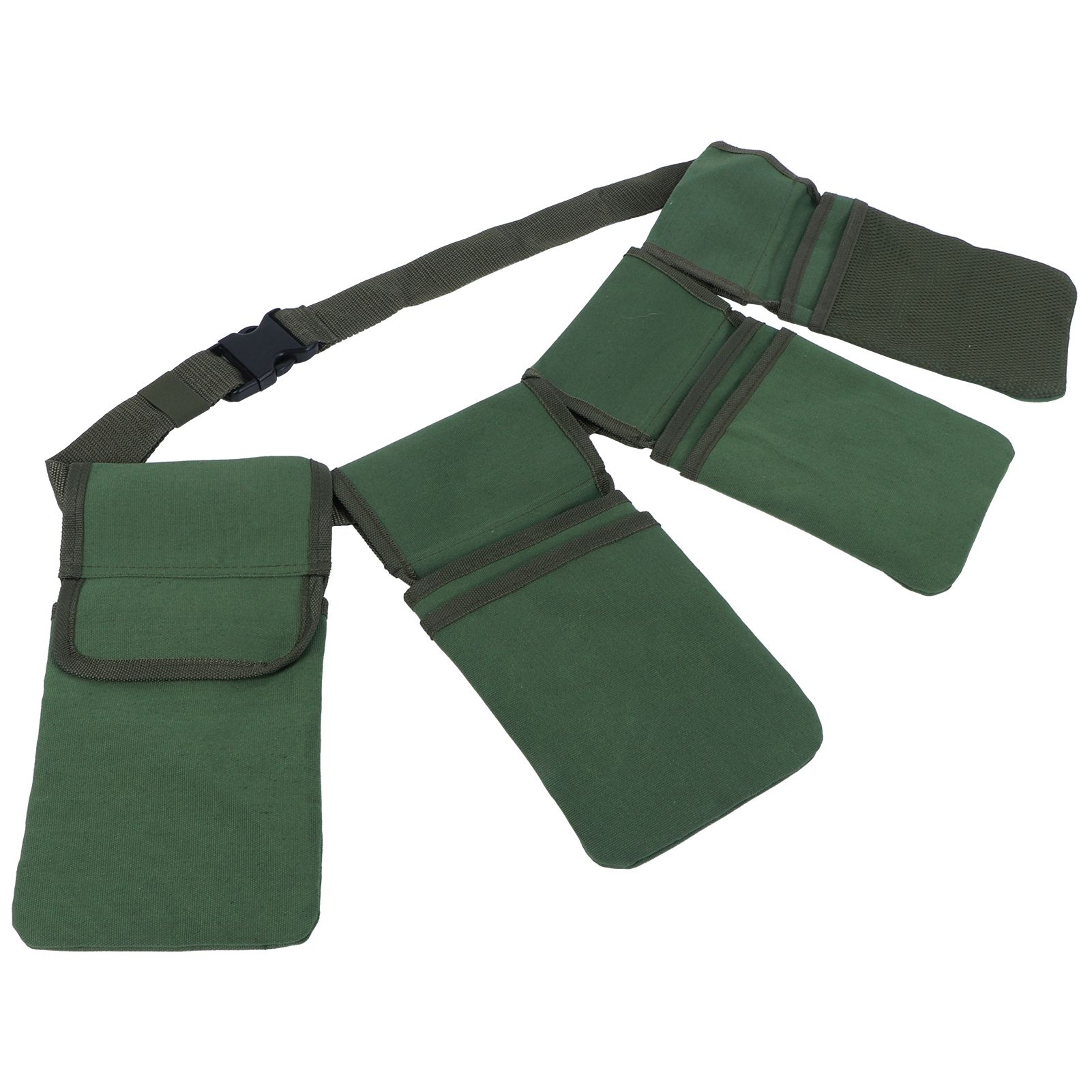 Garden Tool Storage Bag Waist Belt Hanging Pouch 4‑Pockets Organizer Gardening view 3
