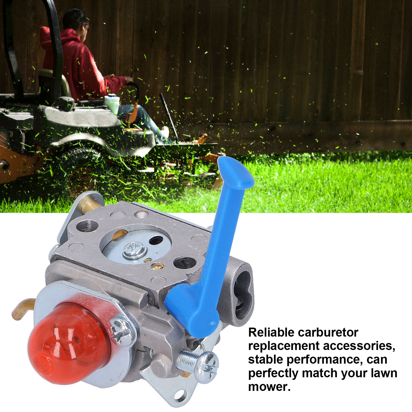 Aluminium Alloy Carburetor Carb Fit for Husqvarna 545081848 128C 128L 128LD view 15