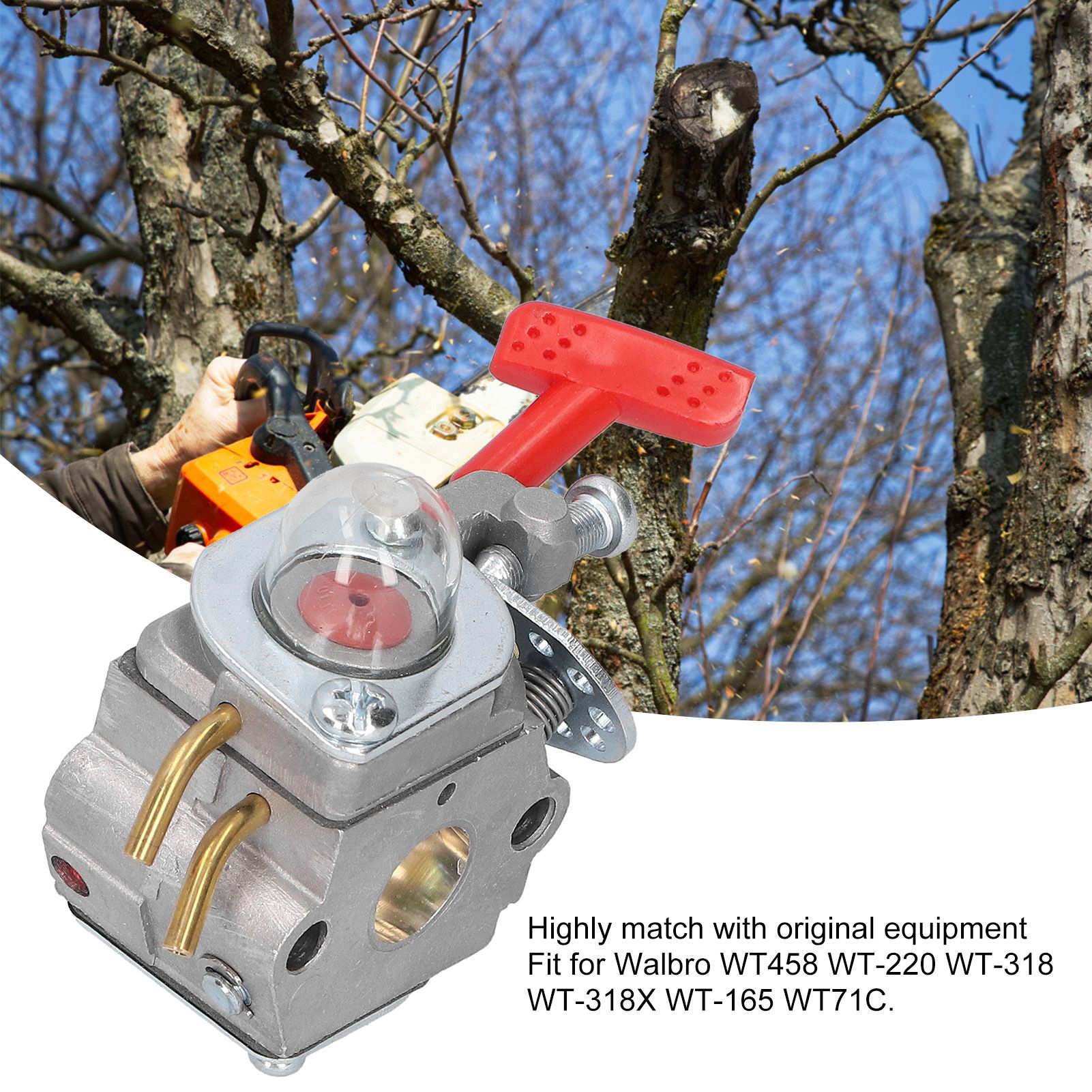 Aluminium Alloy Carburetor Replacement Fit For Walbro WT458 WT‑220 WT‑318 view 15