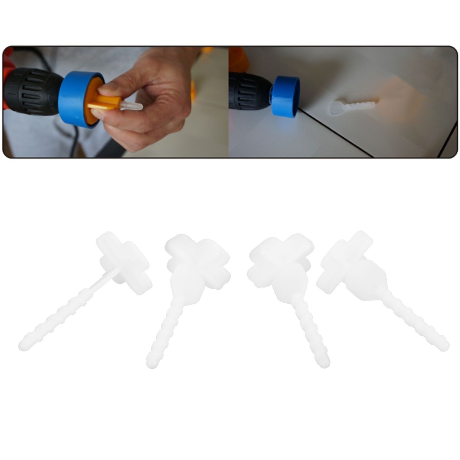 100Pcs Tile Leveling System Floor Wall Tiles Leveler Spacers Construction view 10