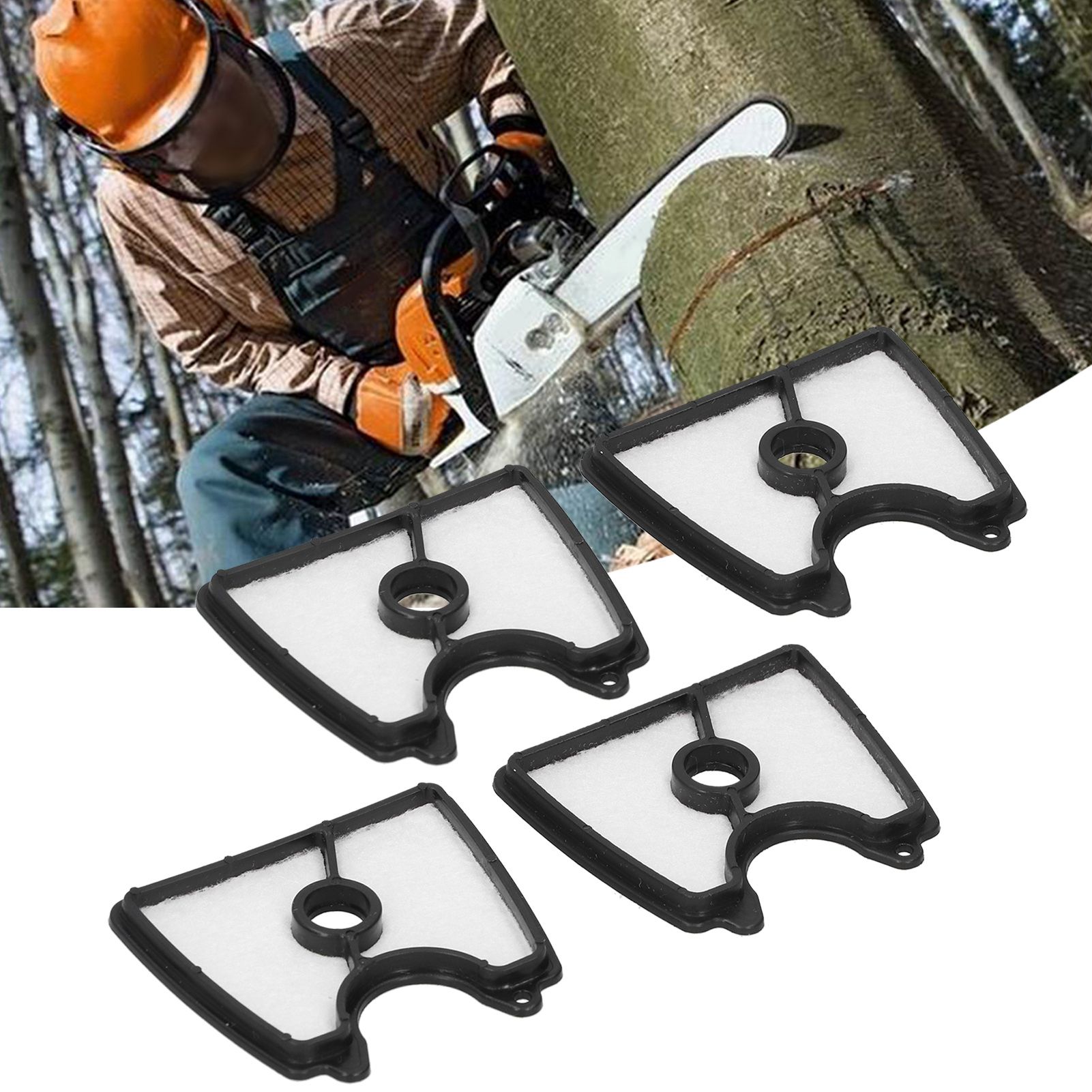 4pcs Plastic Air Filter Replacement Wear Resistant for Husqvarna 125B 125BVX 125BX view 9