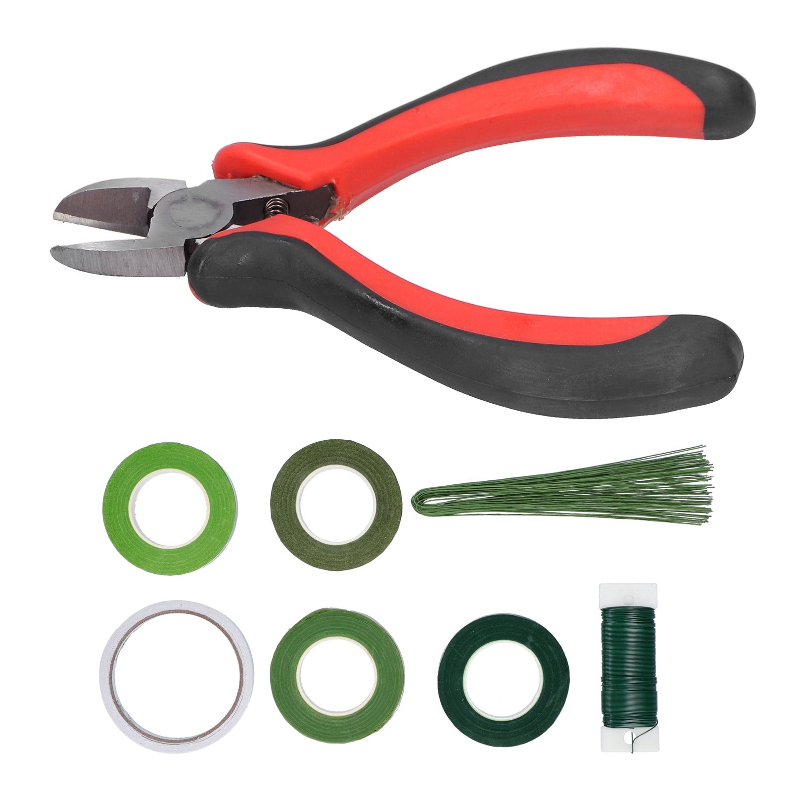 8Pcs set Flower Arrangement Kit Floral DoubleSided Tape Wire Cutter for