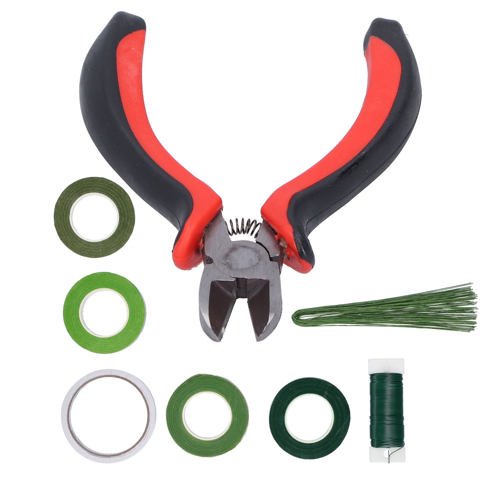 8Pcs set Flower Arrangement Kit Floral DoubleSided Tape Wire Cutter for view 6