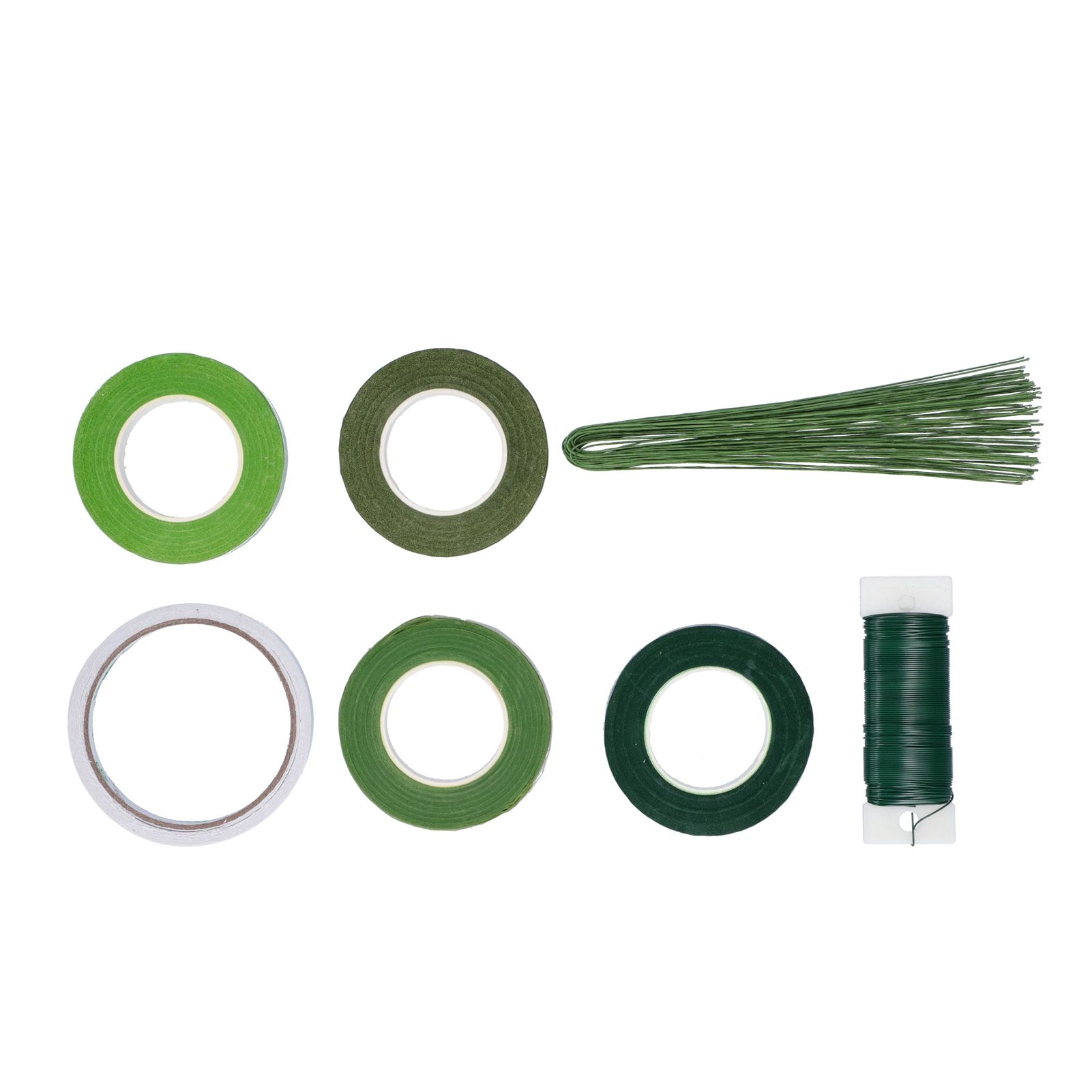 8Pcs set Flower Arrangement Kit Floral DoubleSided Tape Wire Cutter for view 13