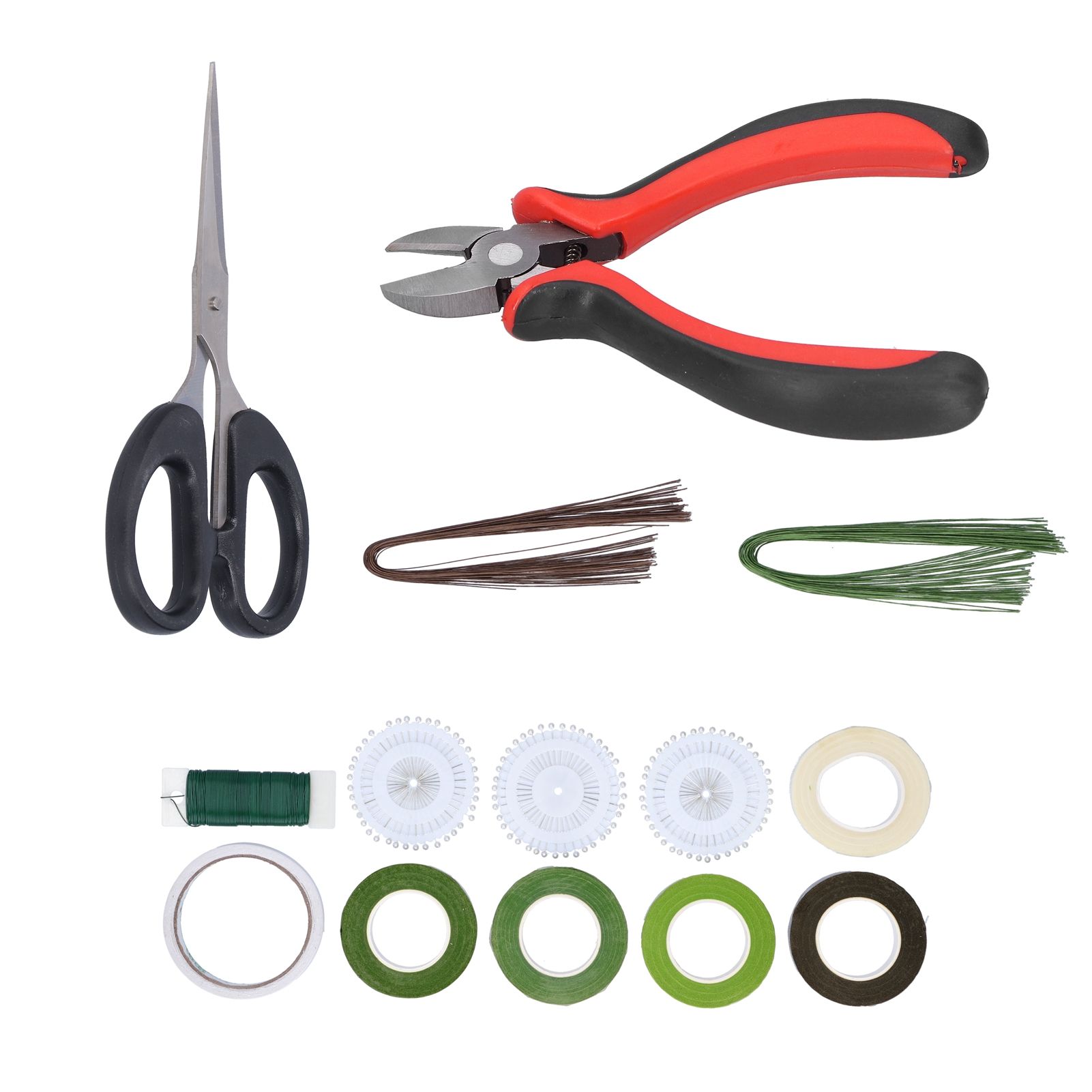 14Pcs set DIY Floral Tool Set Band DoubleSided Adhesive Tape Paint Line Flower