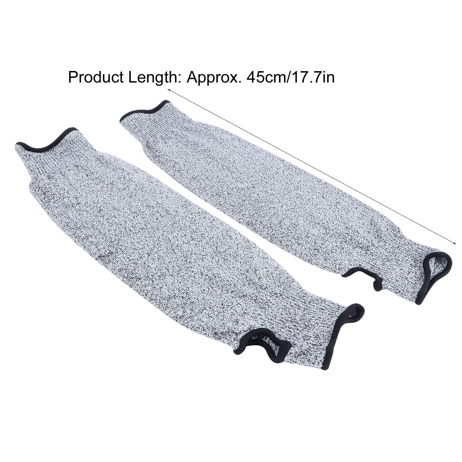 1 Pair 45cm Arm Protection Sleeve 5 Protection Grade Cut Resistant Safety Arm view 13