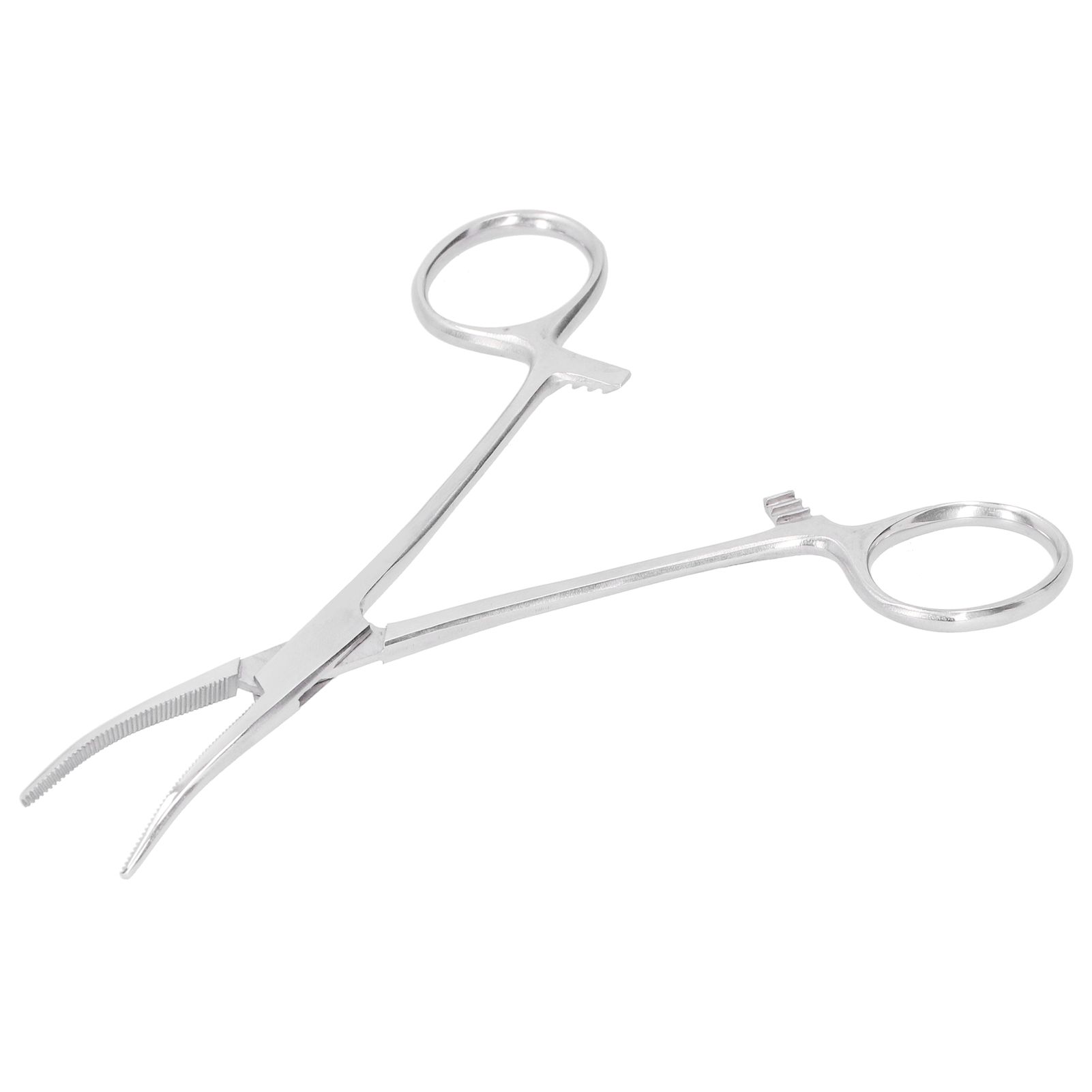Hemostatic Forceps 14cm Stainless Steel Curved Tip Pliers Pet Hair Tweezers view 13