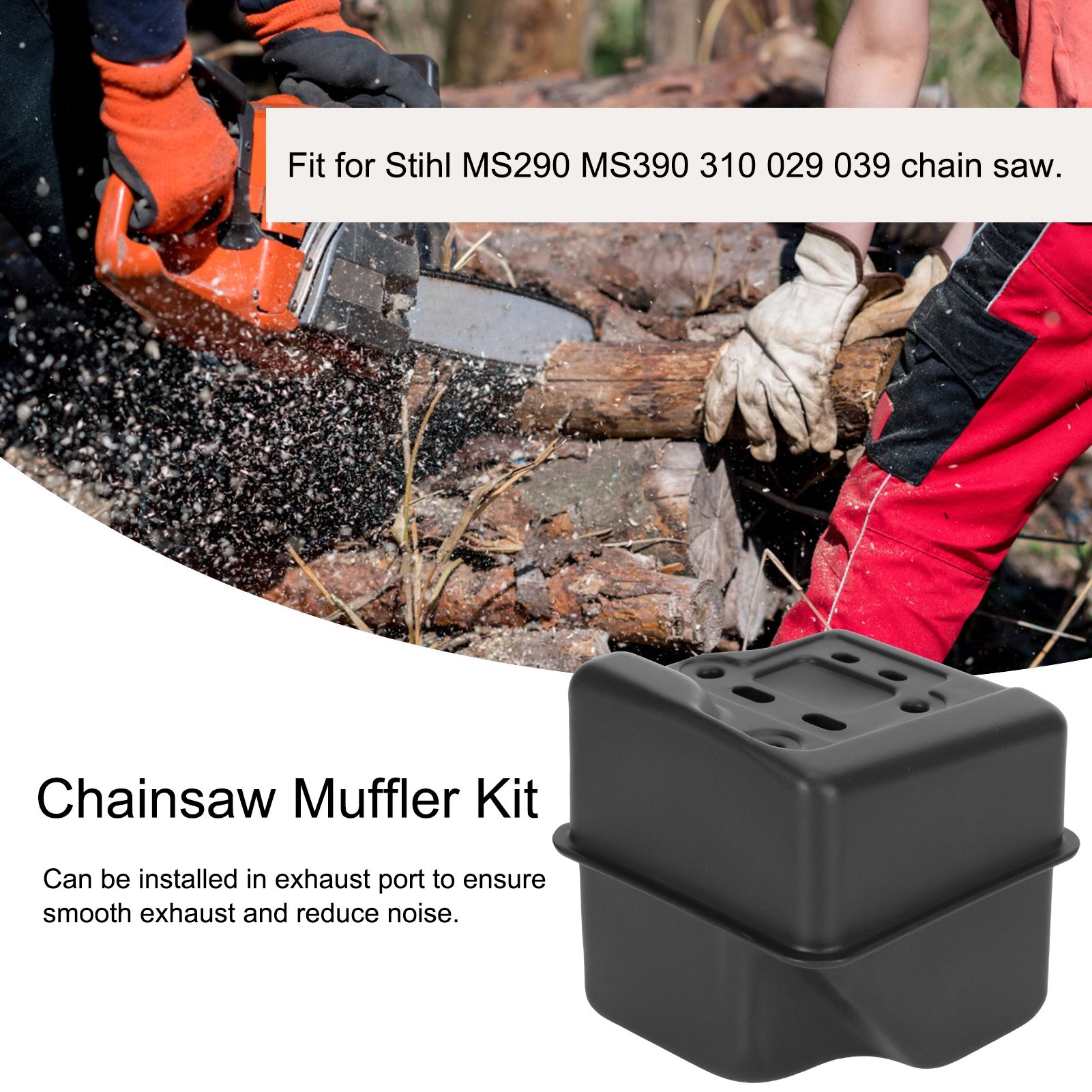 Exhaust Muffler Set Chainsaw Accessory Parts Fit for Stihl MS290 MS390 310 029 039 view 14