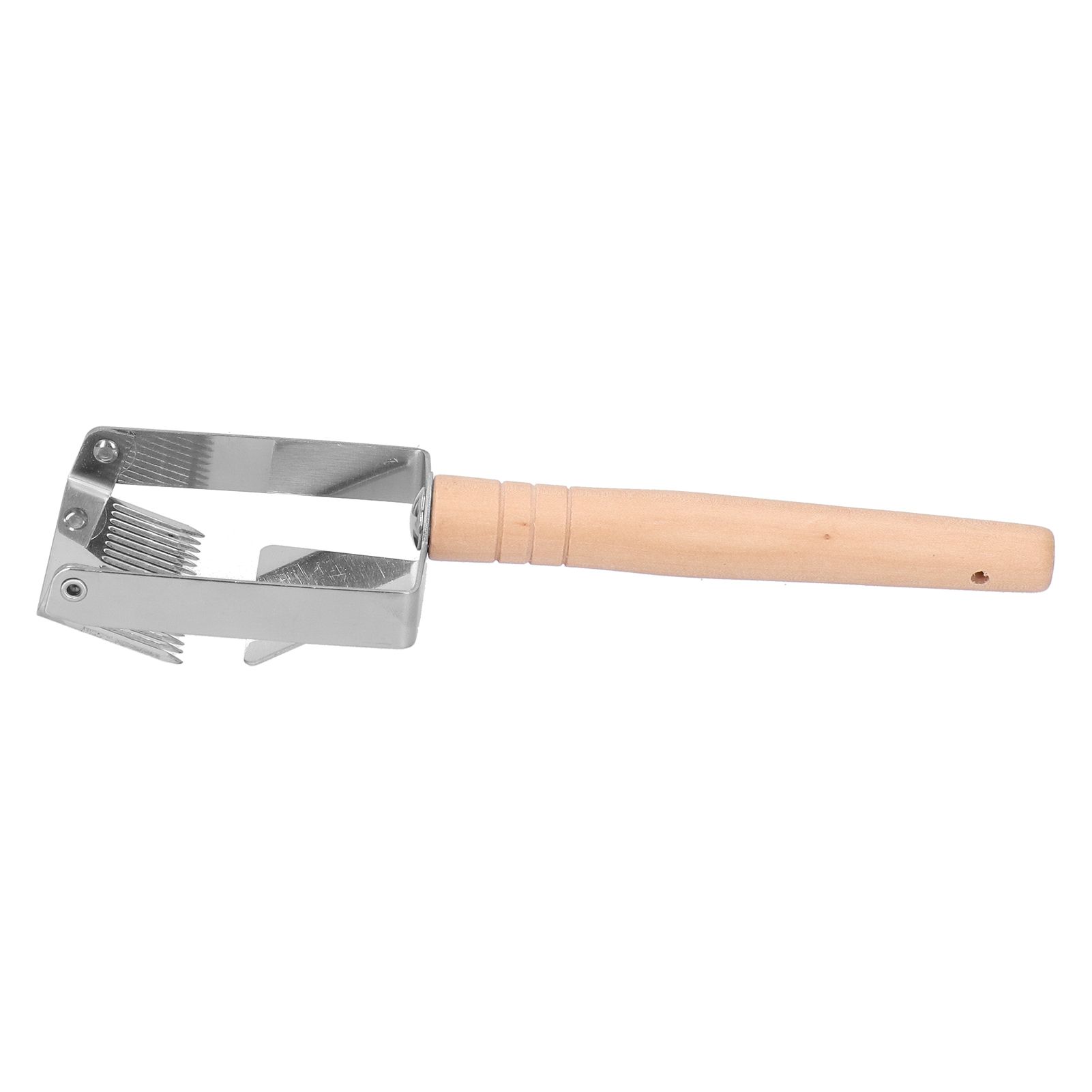 Uncapping Fork Honey Scraper Thicken Wooden Handle Beekeeping Tool Apiculture view 2