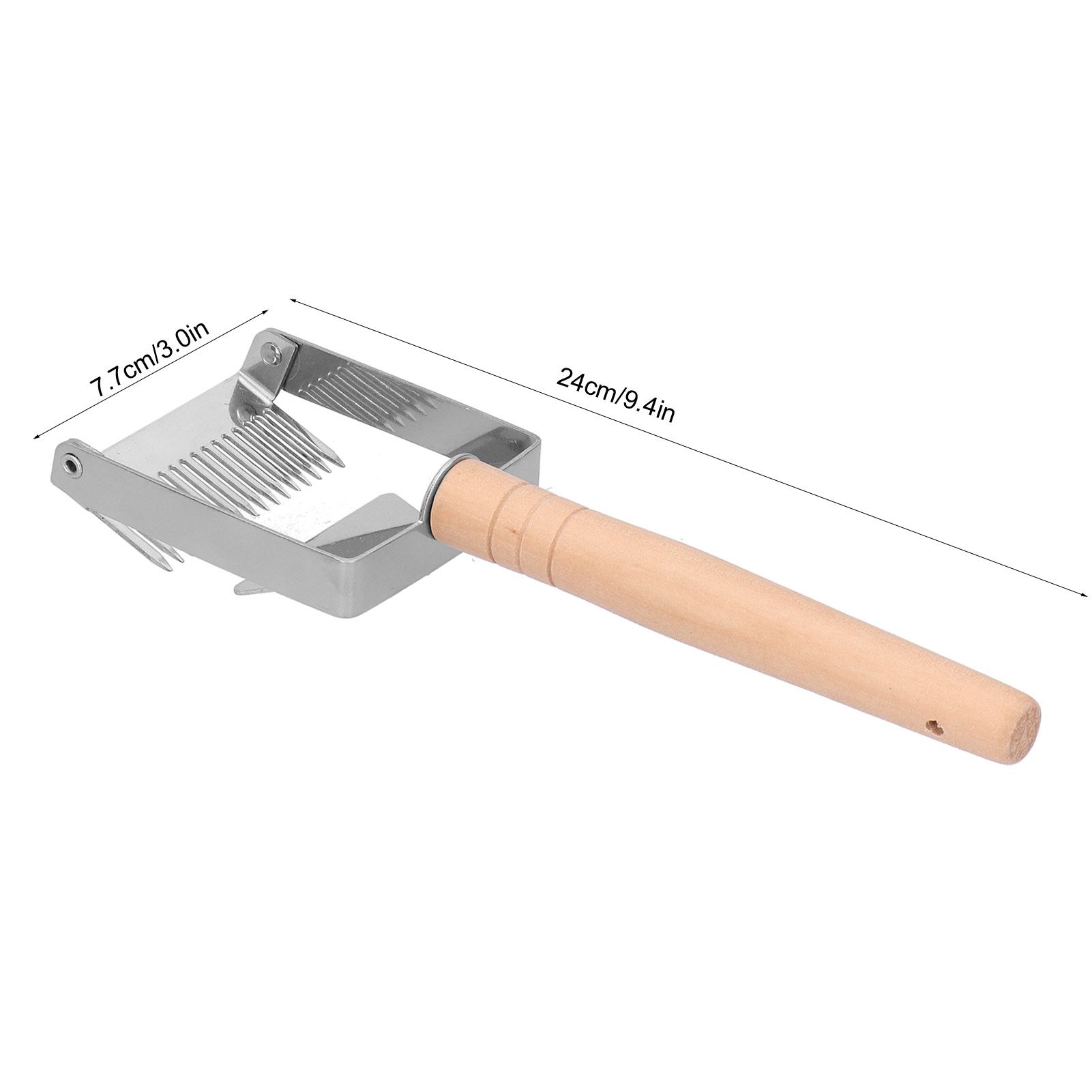 Uncapping Fork Honey Scraper Thicken Wooden Handle Beekeeping Tool Apiculture view 13