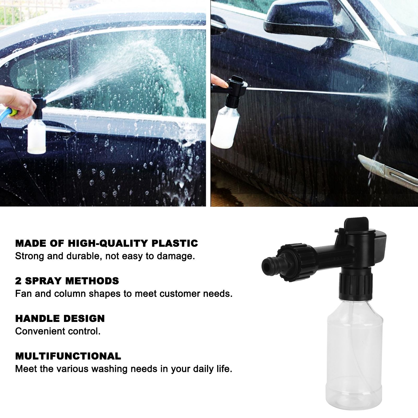 200ml Watering Sprinkling Can Car Washer Foam Lance Multifunctional Washing Foamer view 15